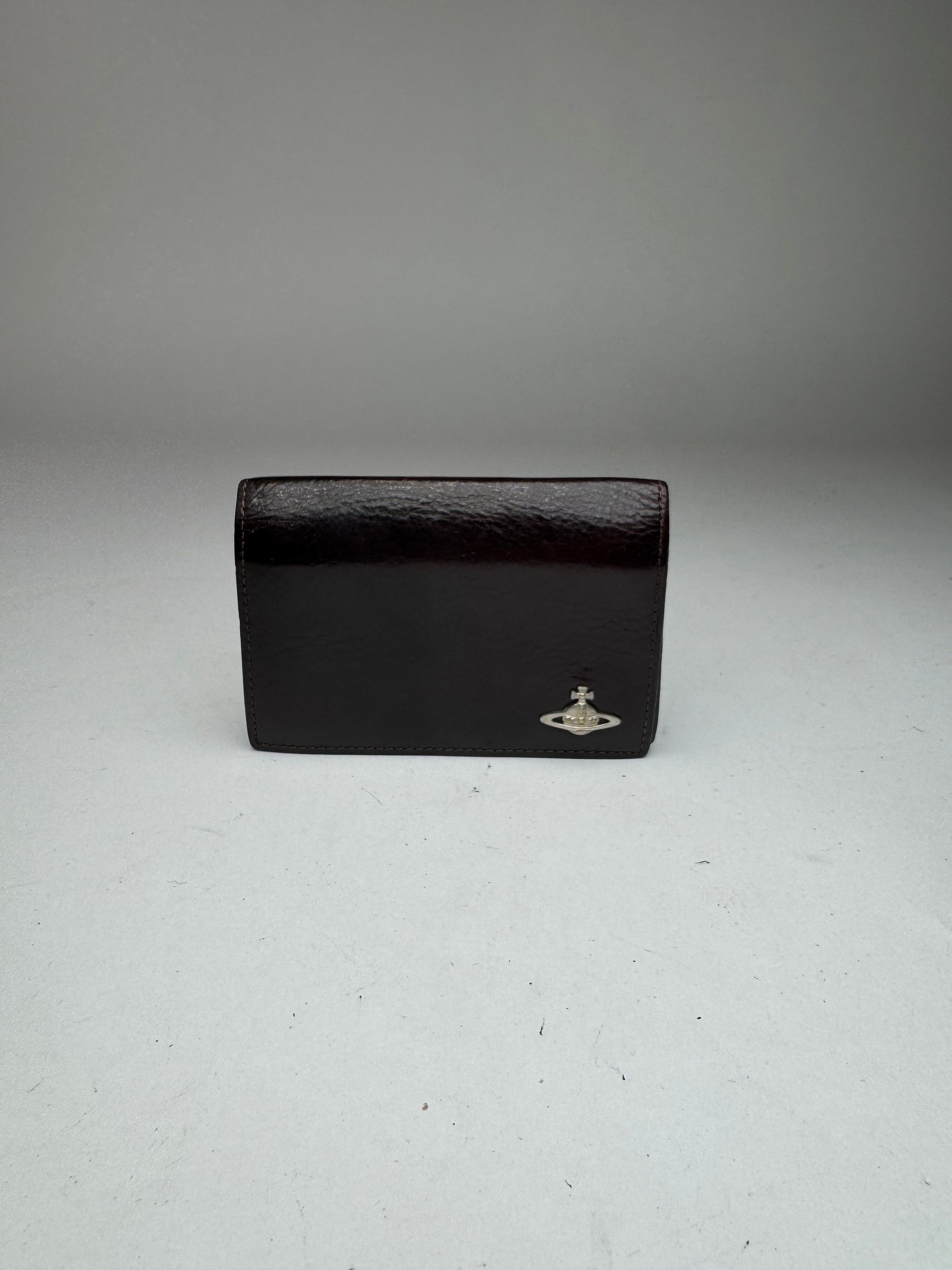 Vivienne Westwood Vintage leather card Holder black Size ONE SIZE - 1 Thumbnail