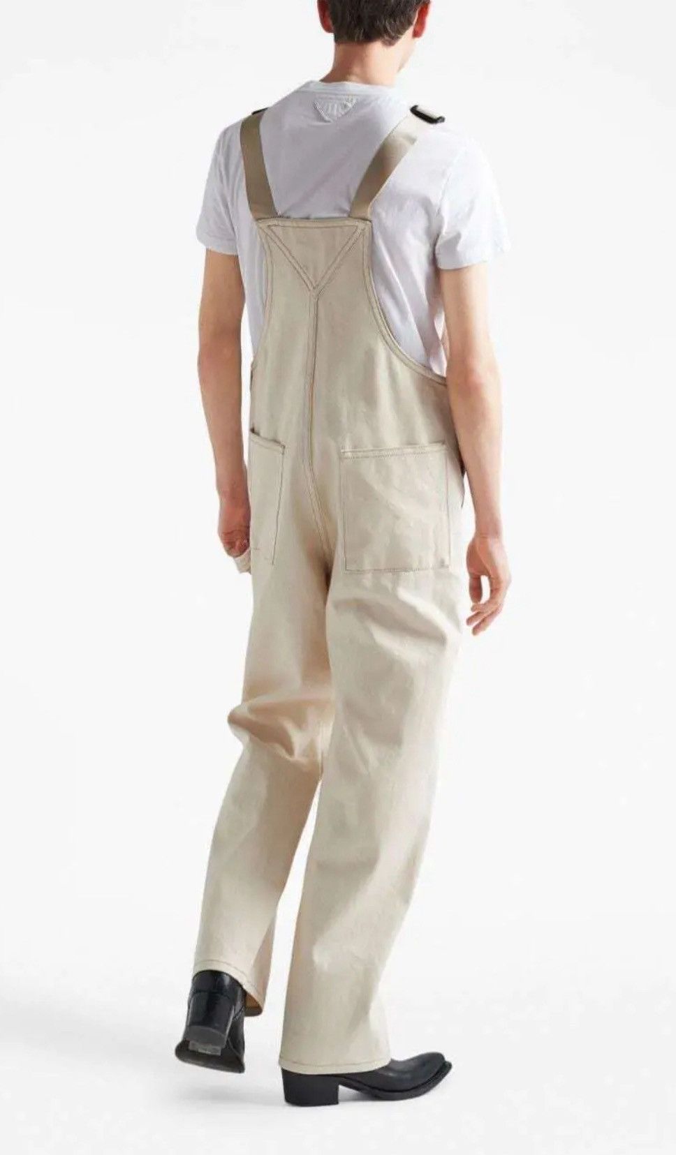 Prada 💥$2.9K VALUE 💥Prada Bull Denim Overall Jumpsuit Size US 30 / EU 46 - 3 Thumbnail