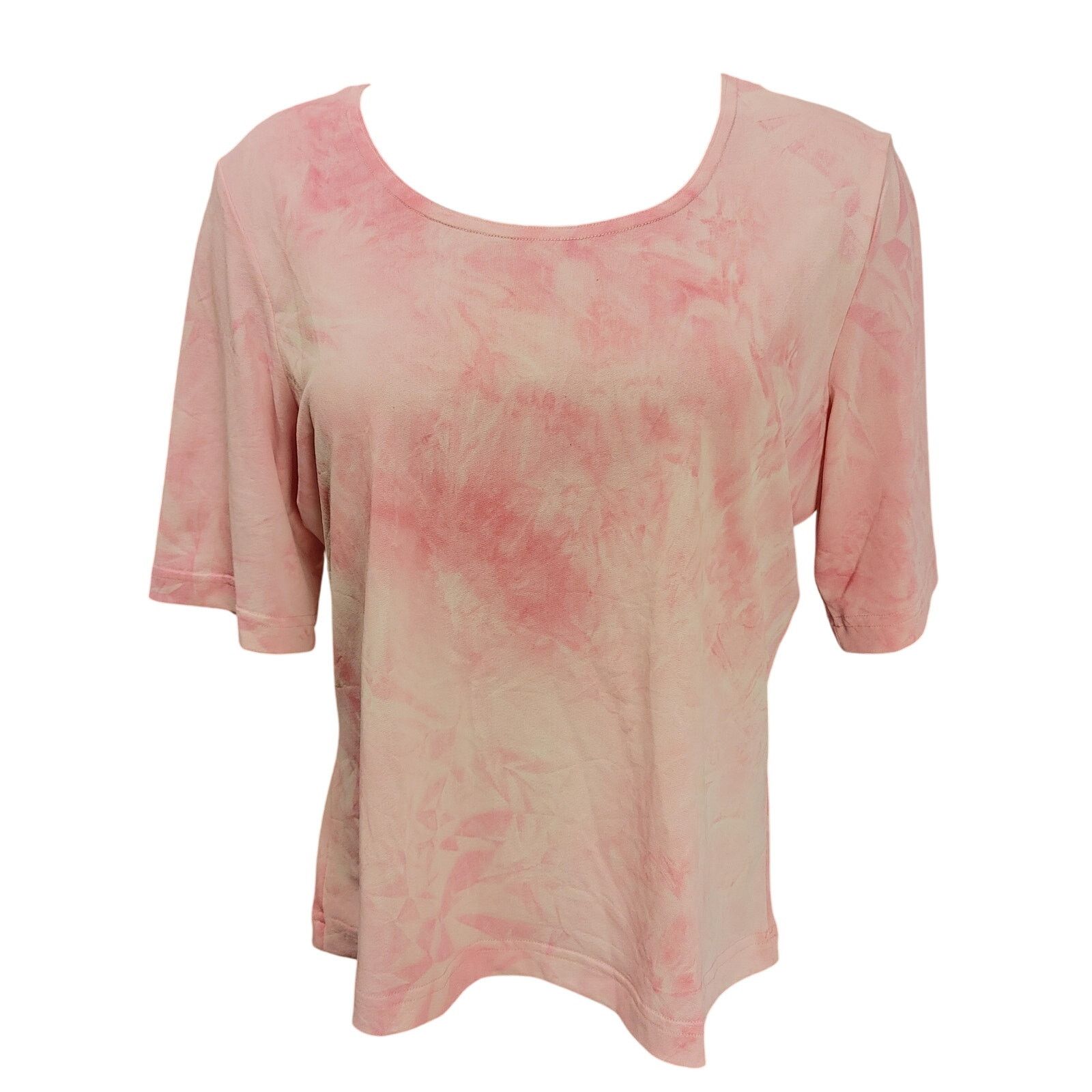 Other Fred David T-Shirt Women L Pink Marble Dye Cozy Comfy Summer Size L / US 10 / IT 46 - 1 Thumbnail