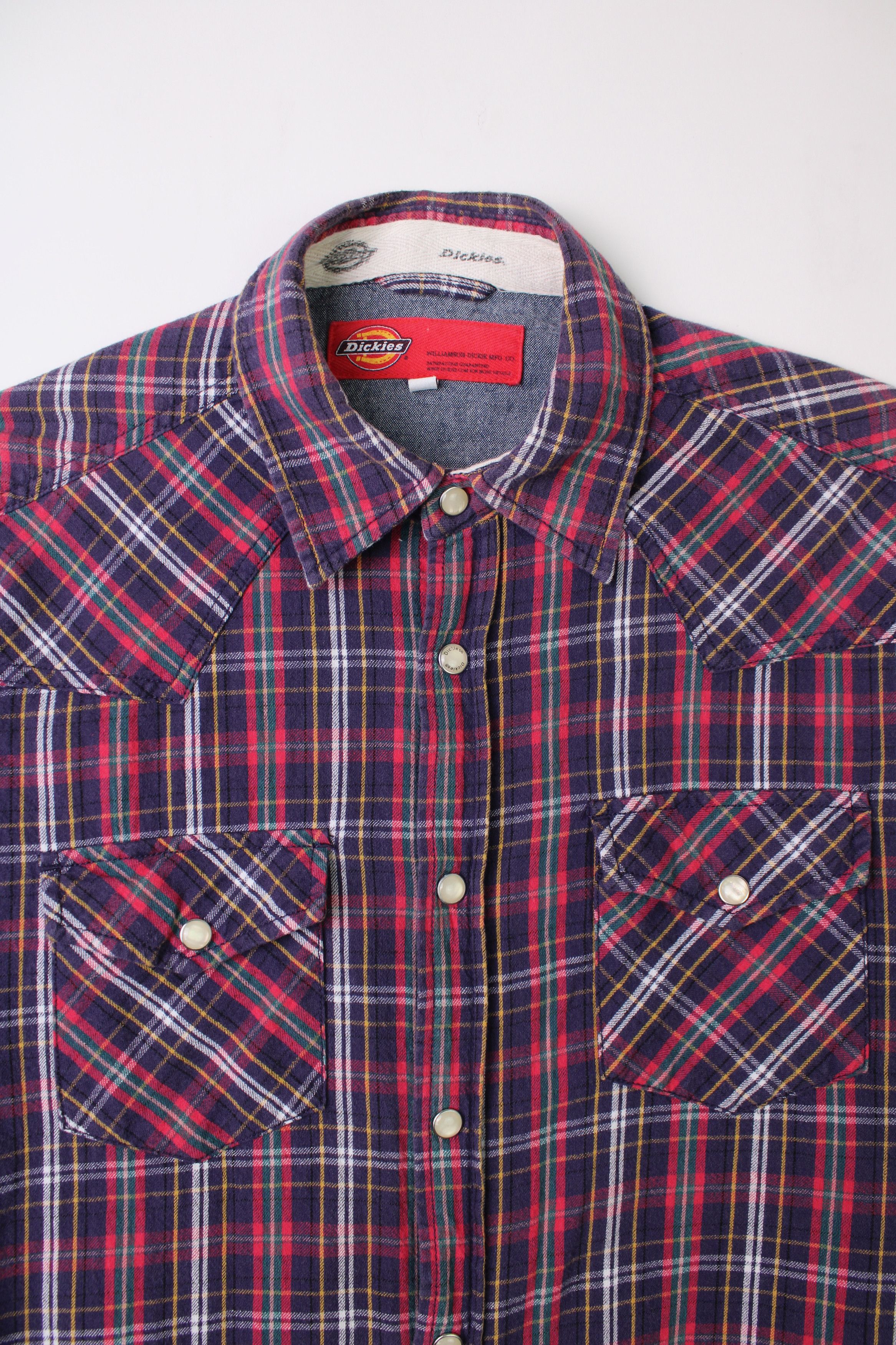 Dickies Dickies Flannel Workwear Shirt Red Medium Size US M / EU 48-50 / 2 - 2 Thumbnail