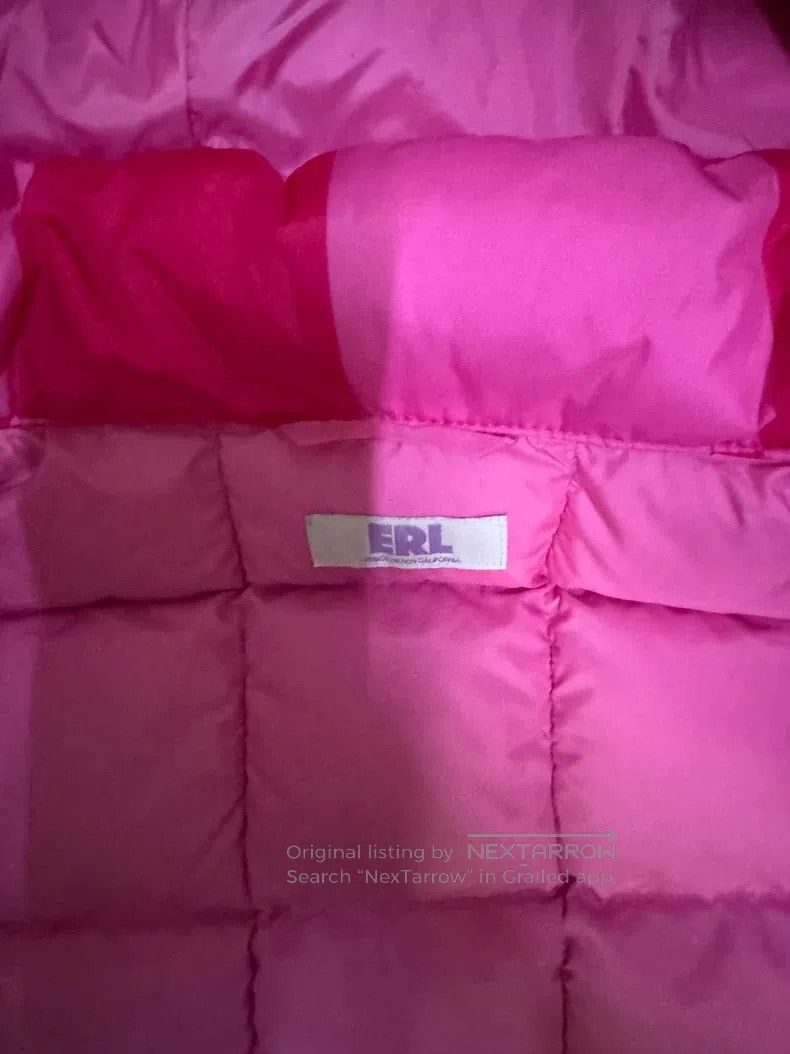 ERL ERL Pink Padded Jacket with Detachable Hood Size M / US 6-8 / IT 42-44 - 2 Thumbnail