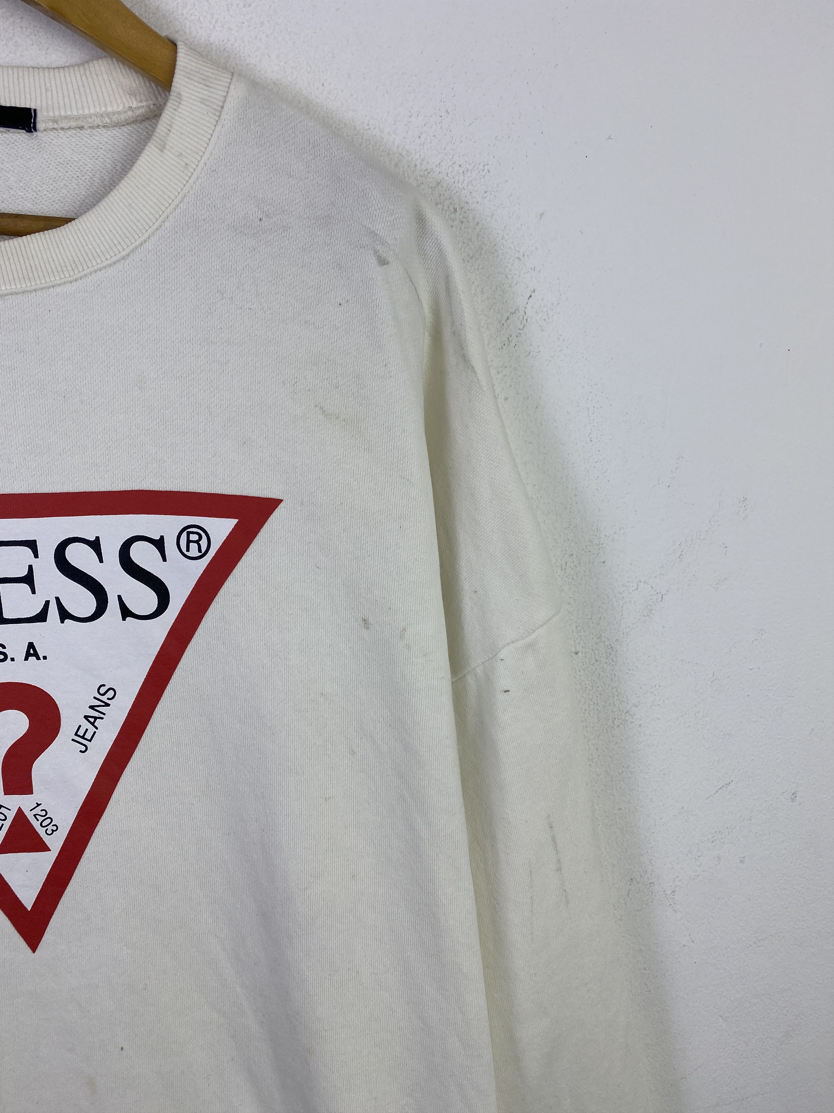 Guess Vintage Guess Printed Pullover Crewneck Sweatshirt SH0343 Size US M / EU 48-50 / 2 - 7 Thumbnail