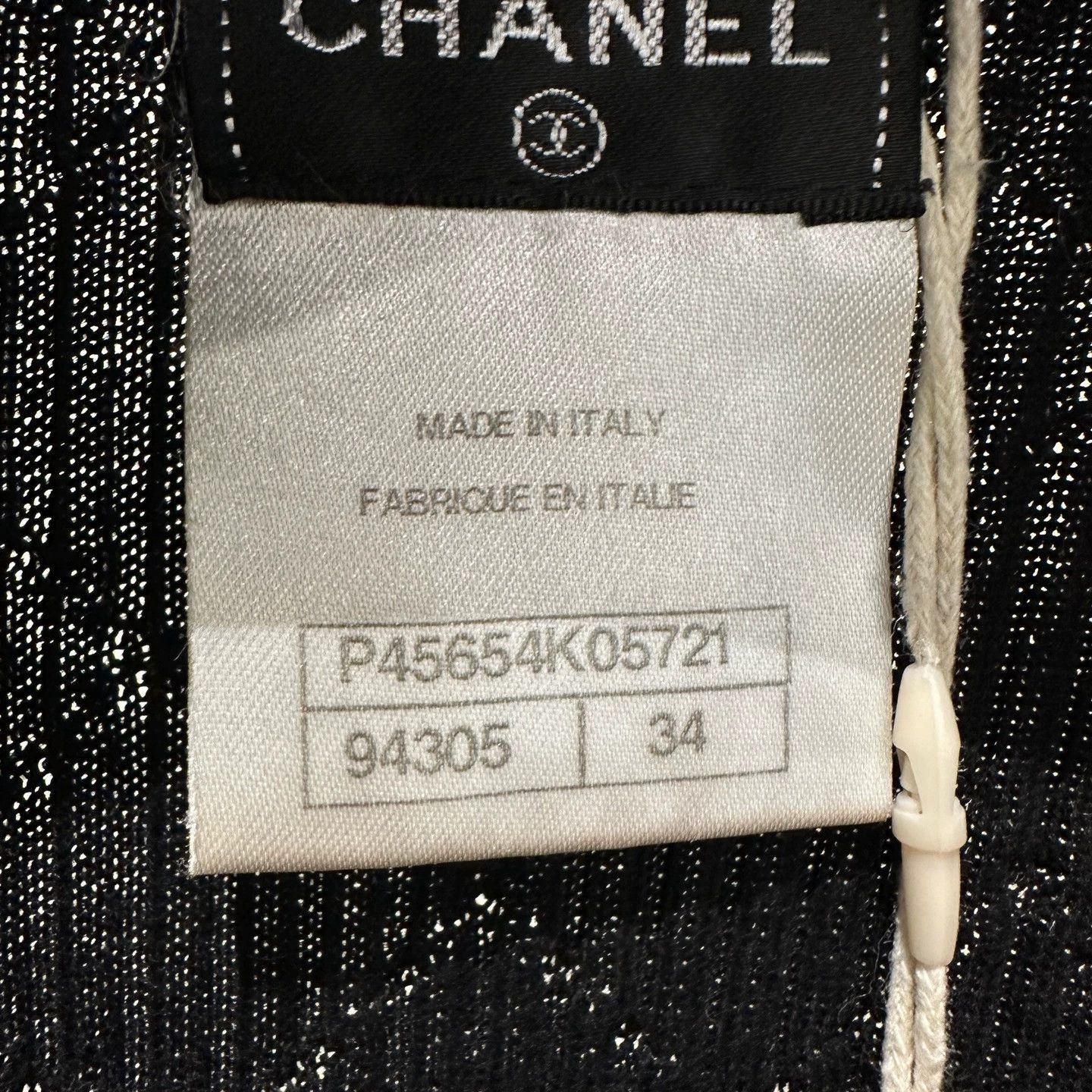 Chanel Chanel apr400 Logo Button L Knit Cardigan Cotton 34 Size XS / US 0-2 / IT 36-38 - 4 Thumbnail