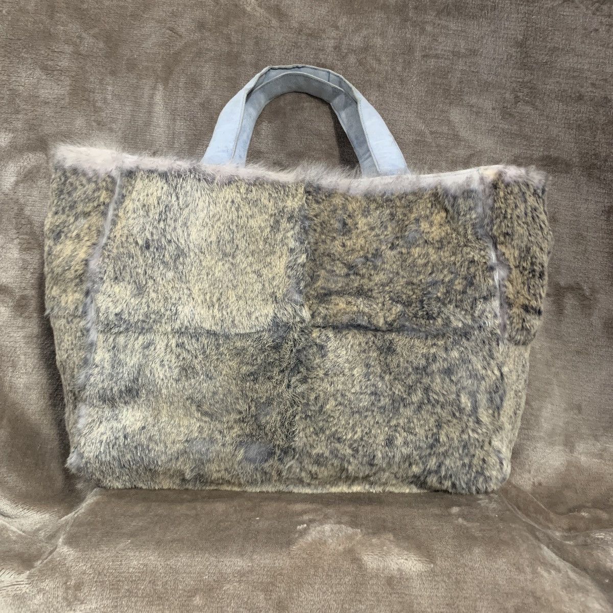 Chanel Chanel CC Lapin Rabit Fur Tote Bag with Pouch Size ONE SIZE - 4 Thumbnail