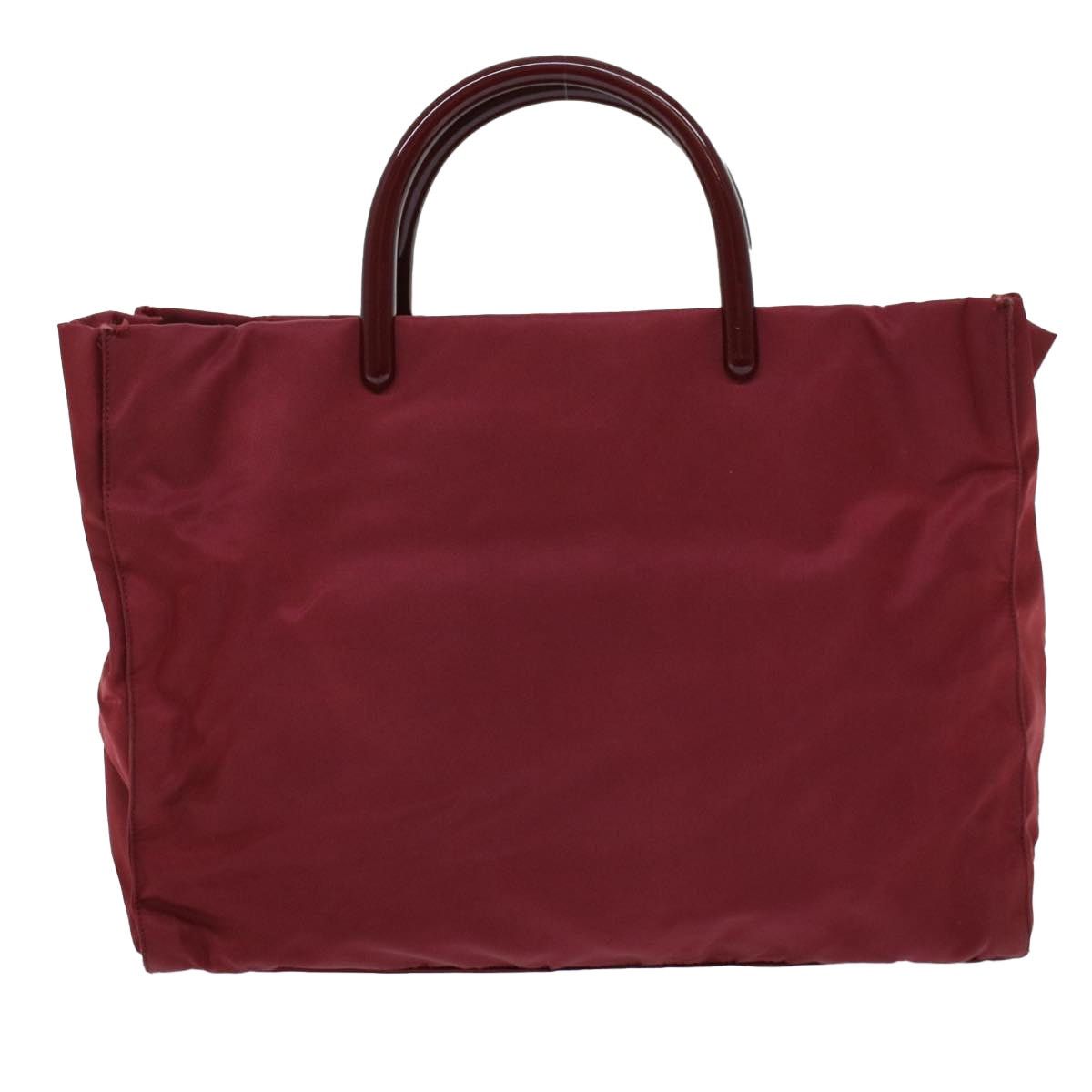 Prada PRADA Hand Bag Nylon Red Size ONE SIZE - 3 Thumbnail