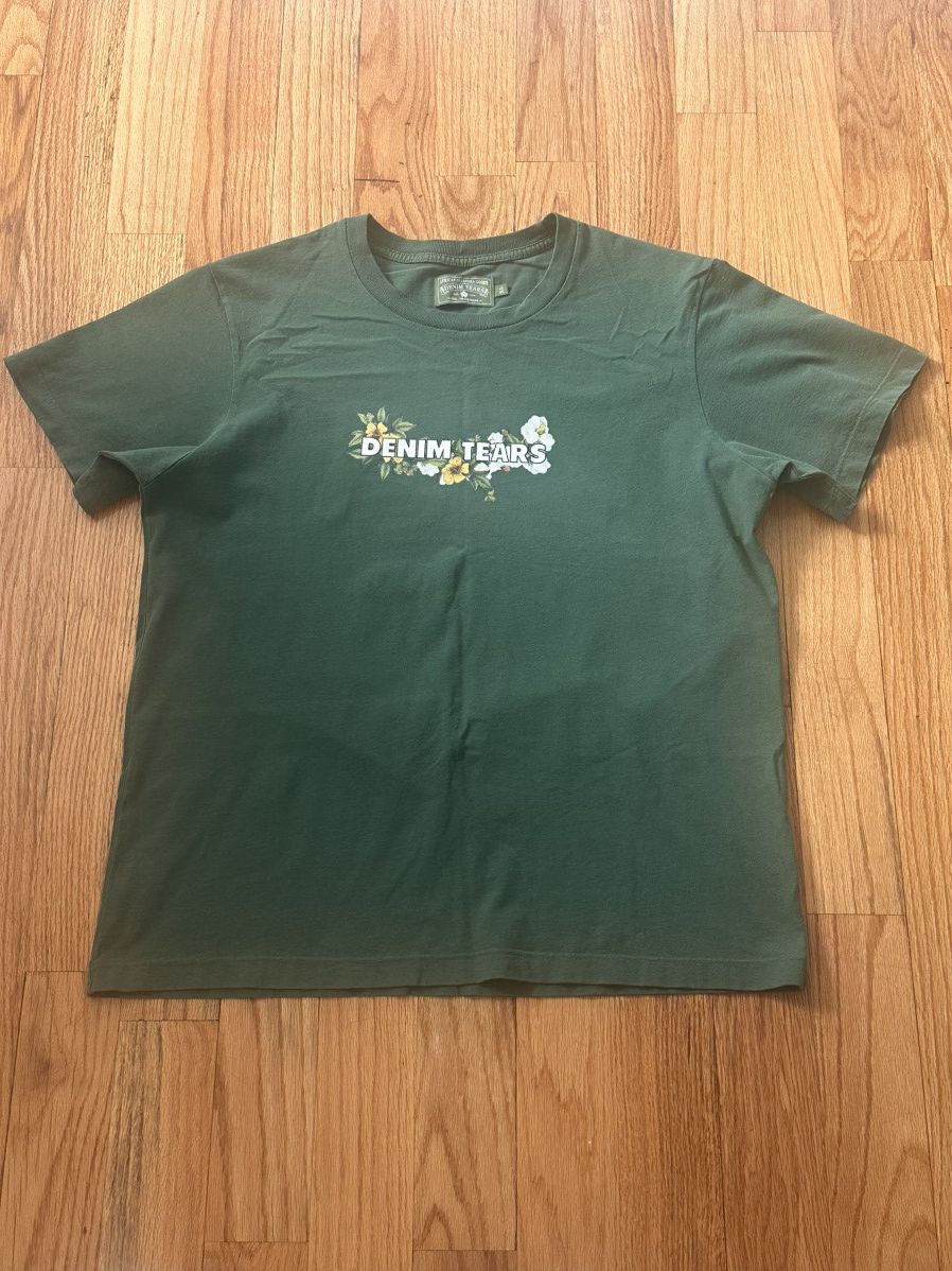 DENIM TEARS Denim tears logo tee Size US XL / EU 56 / 4 - 1 Thumbnail