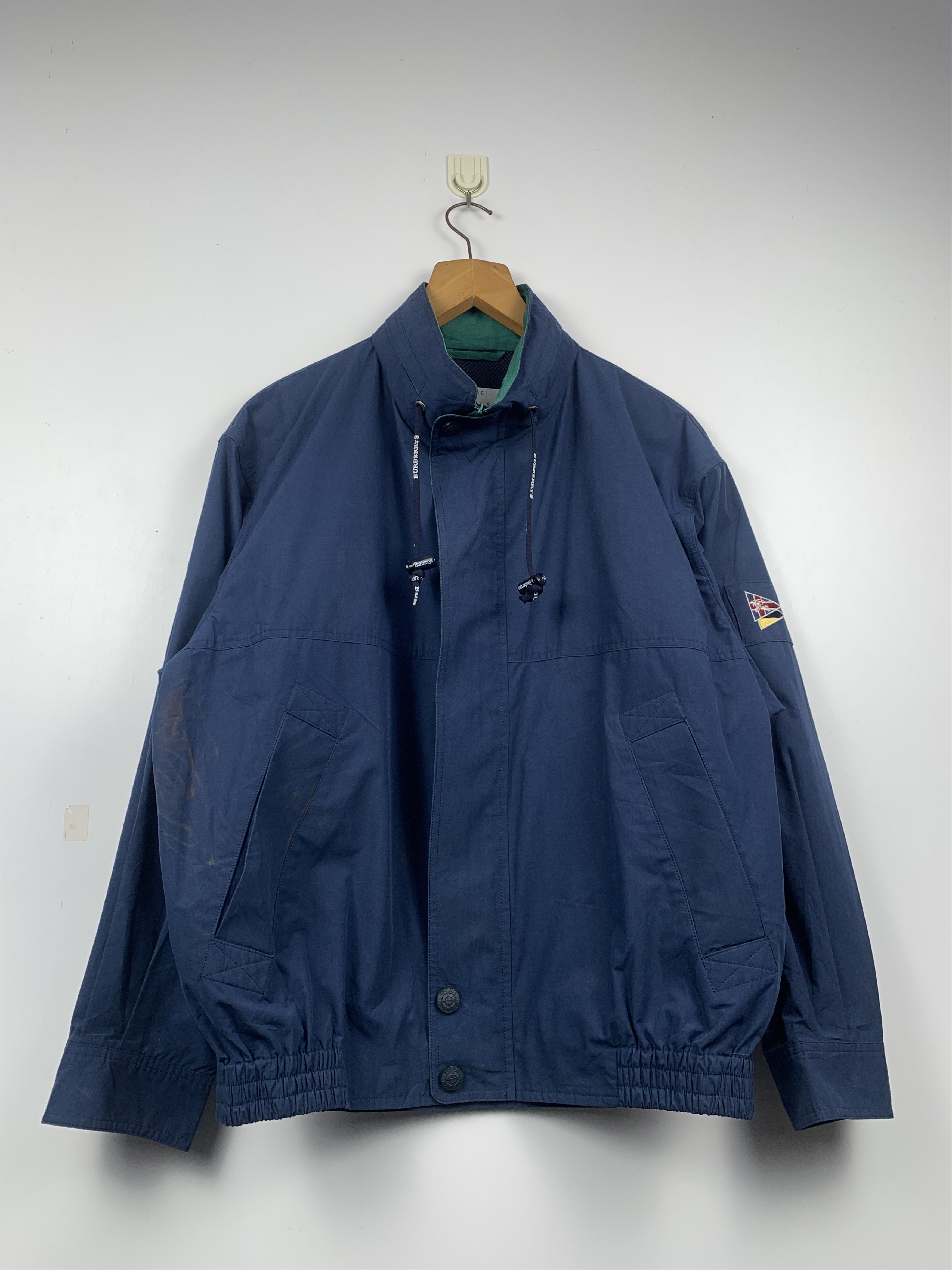 Burberry Vintage Burberrys Bomber Jacket J1261 Size US L / EU 52-54 / 3 - 1 Thumbnail