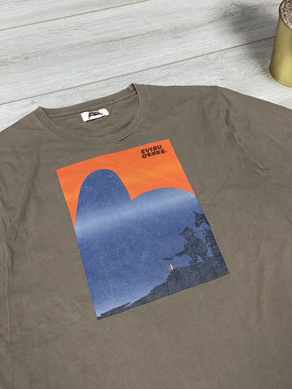 Evisu Evisu genes big print logo seagull vintage Japanese t-shirt Size US S / EU 44-46 / 1 - 4 Thumbnail