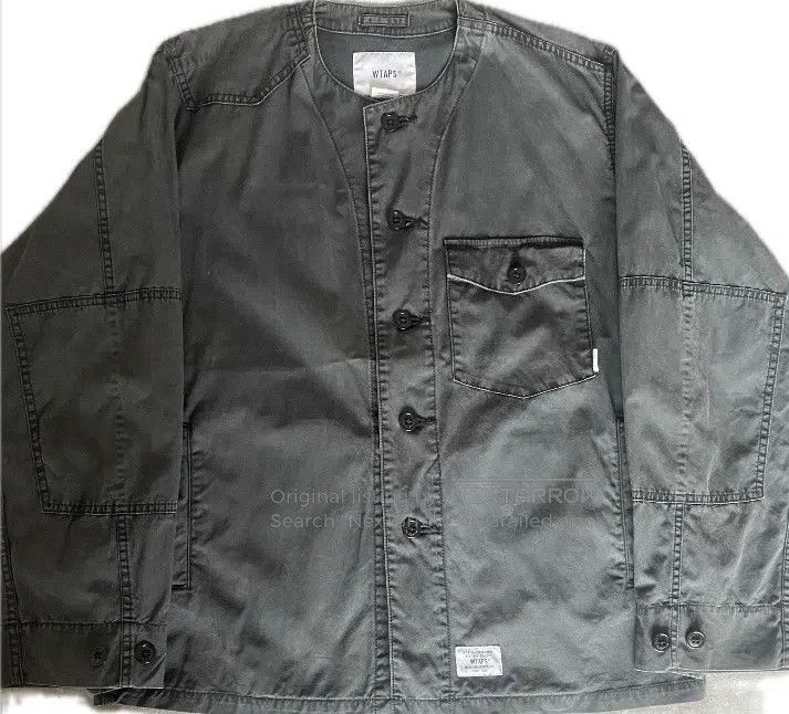 Wtaps Wtaps Washable collarless shirt Size US M / EU 48-50 / 2 - 1 Thumbnail