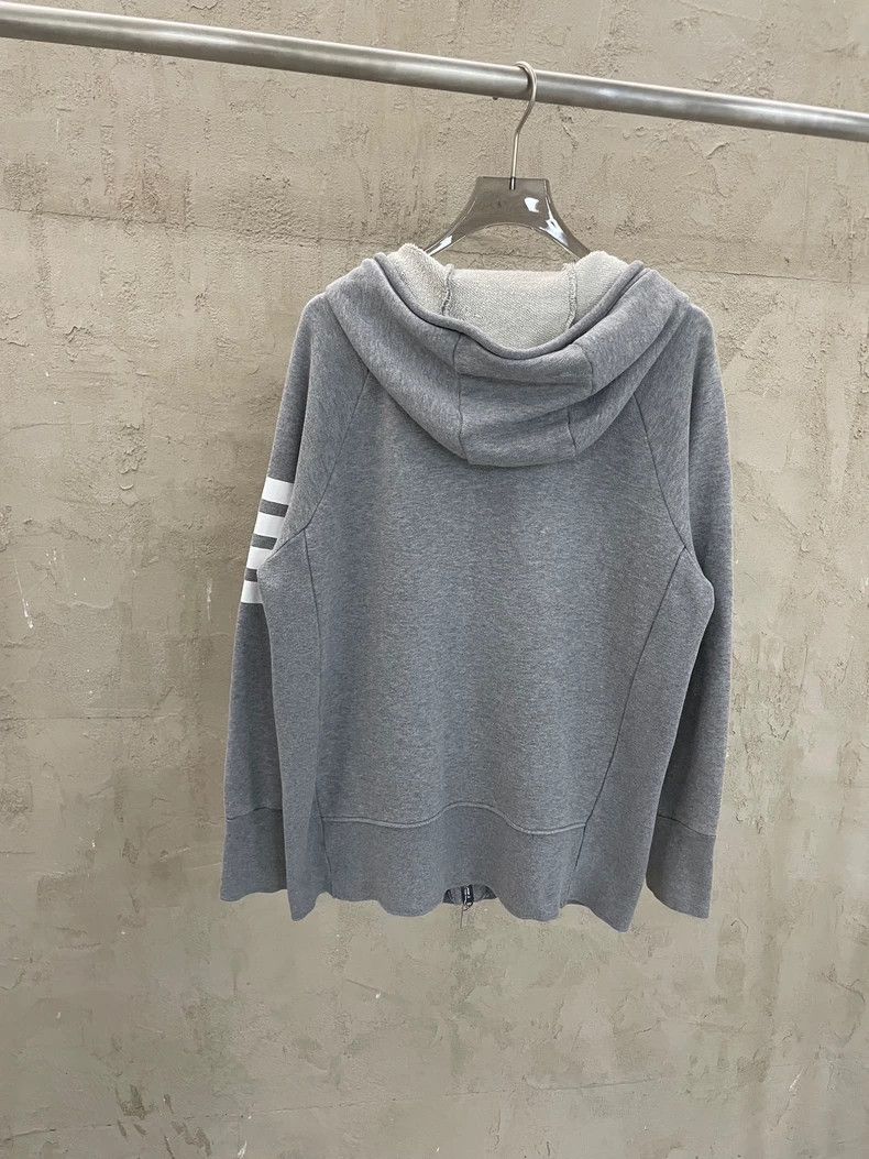 Thom Browne Thom Browne size2 Gray zip jacket Size US M / EU 48-50 / 2 - 2 Thumbnail