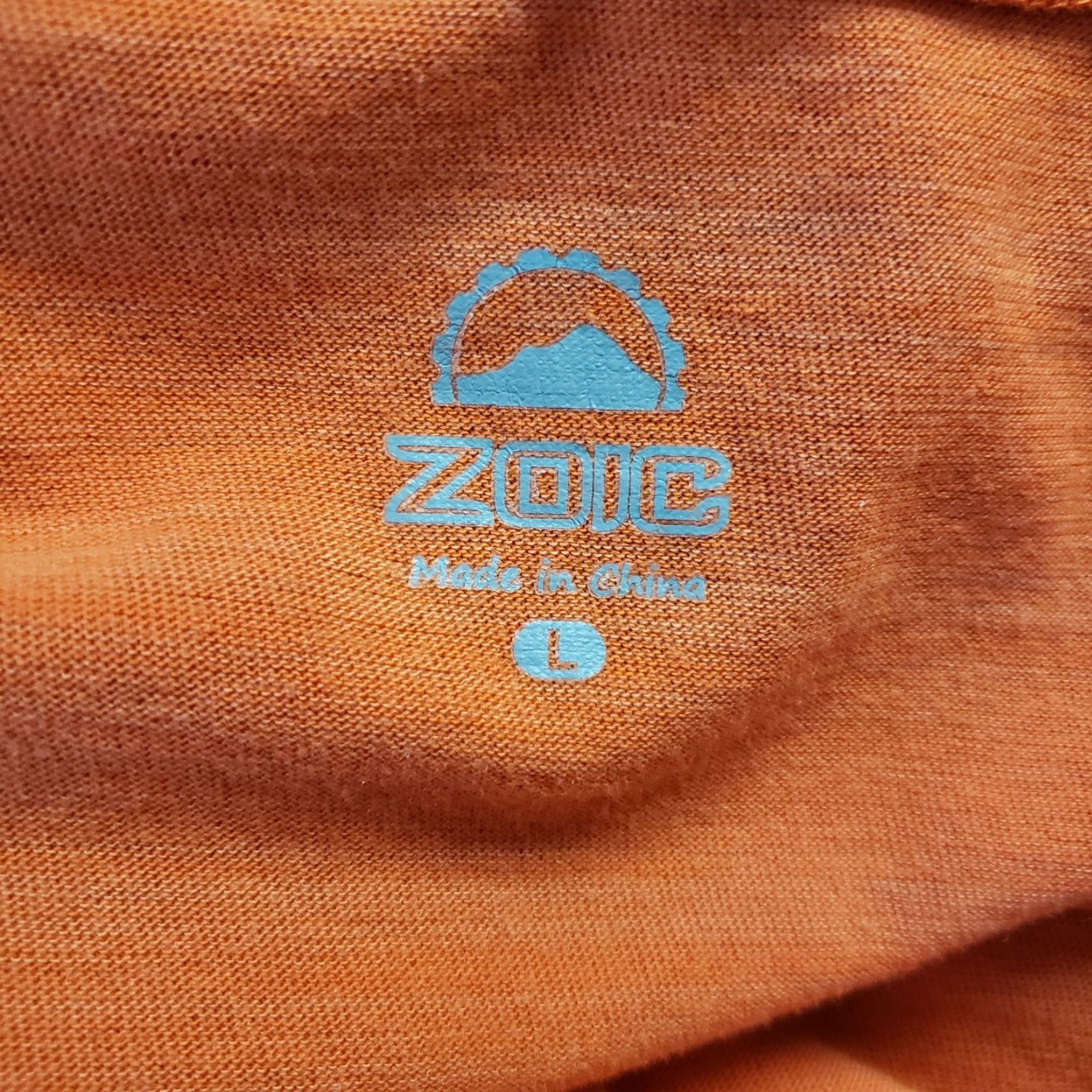 Vintage ZOIC Skirt Women Solid Orange Pull On Cotton Blend Short Pencil Casual Size L Size 36" / US 14 / IT 50 - 3 Thumbnail