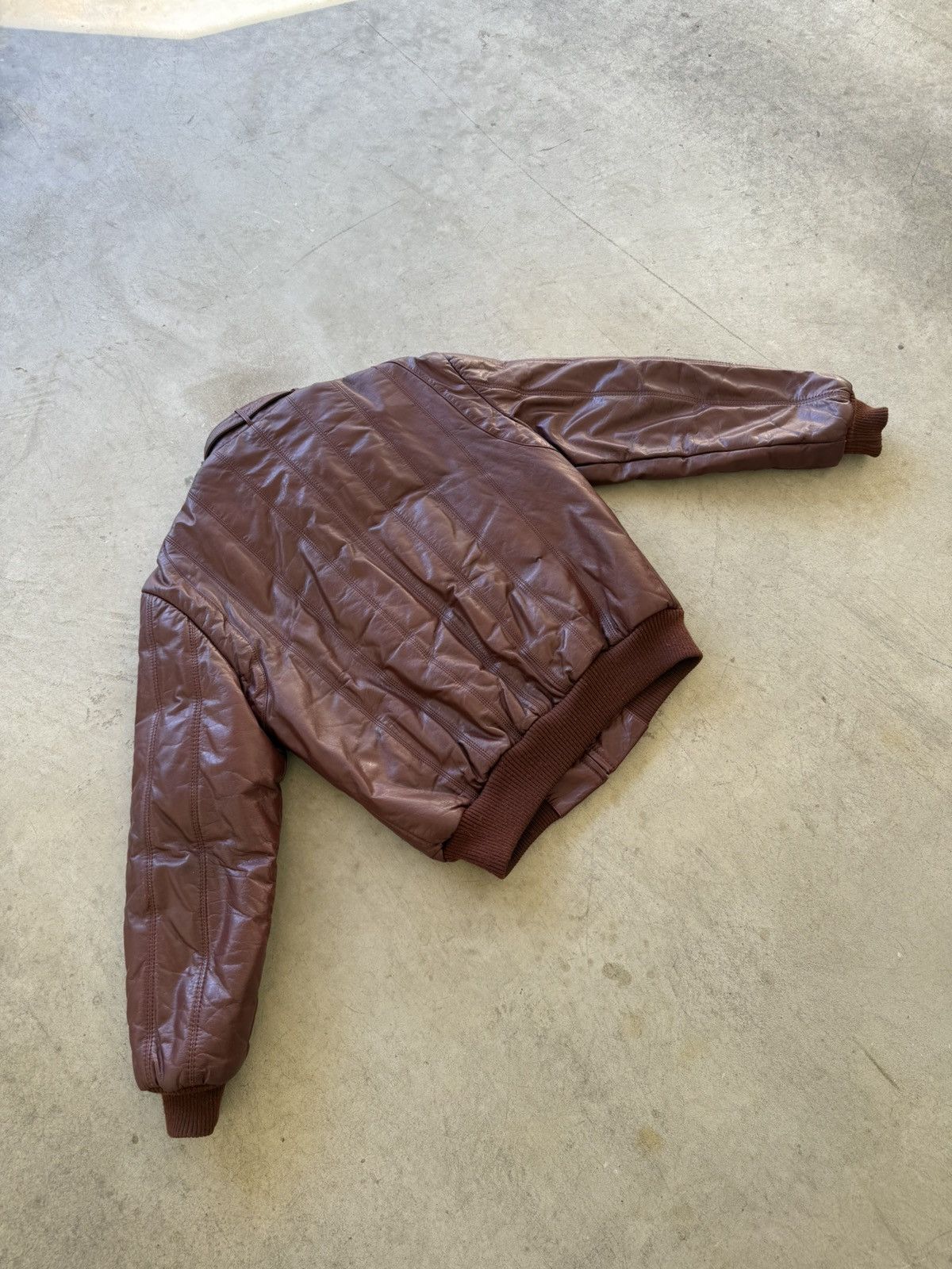 Members Only Members Only 70s 80s Leather Bomber Jacket Size US S / EU 44-46 / 1 - 8 Thumbnail