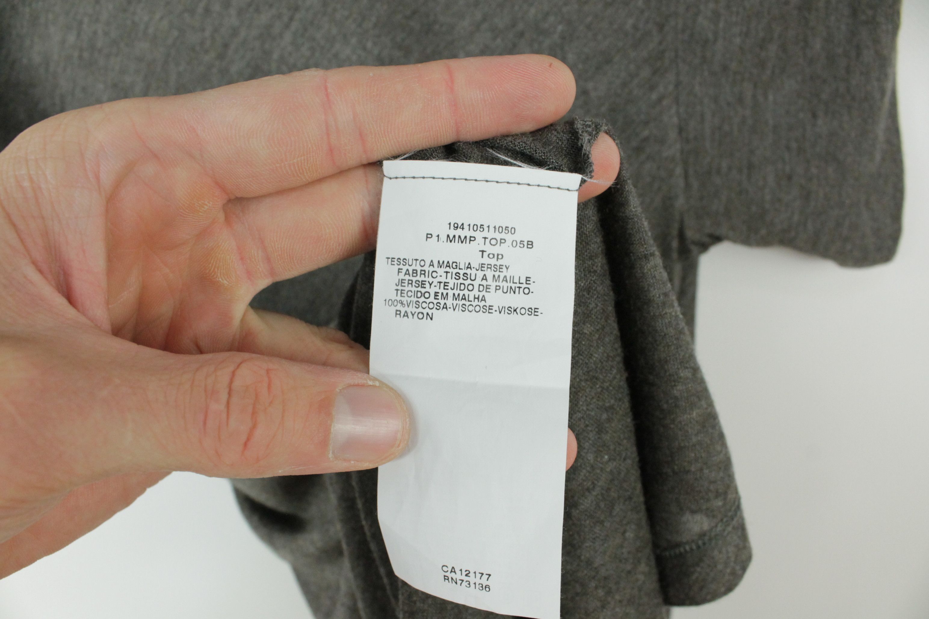 Max Mara Max Mara Gray Stretch Viscose Jersey Asymmetrical Dress Size L / US 10 / IT 46 - 9 Thumbnail