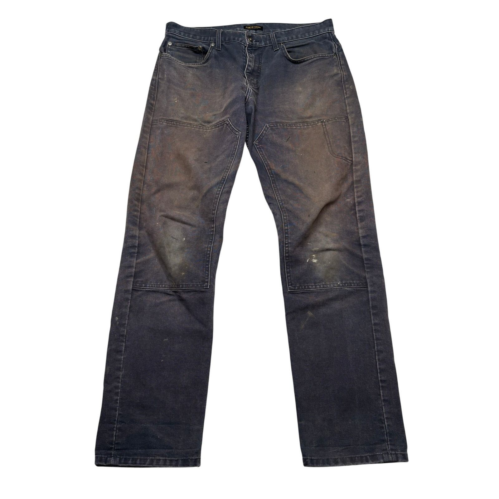 Flint And Tinder Flint and Tinder Double Knee Faded Canvas Pants Men's 33x31 Size US 33 - 1 Thumbnail