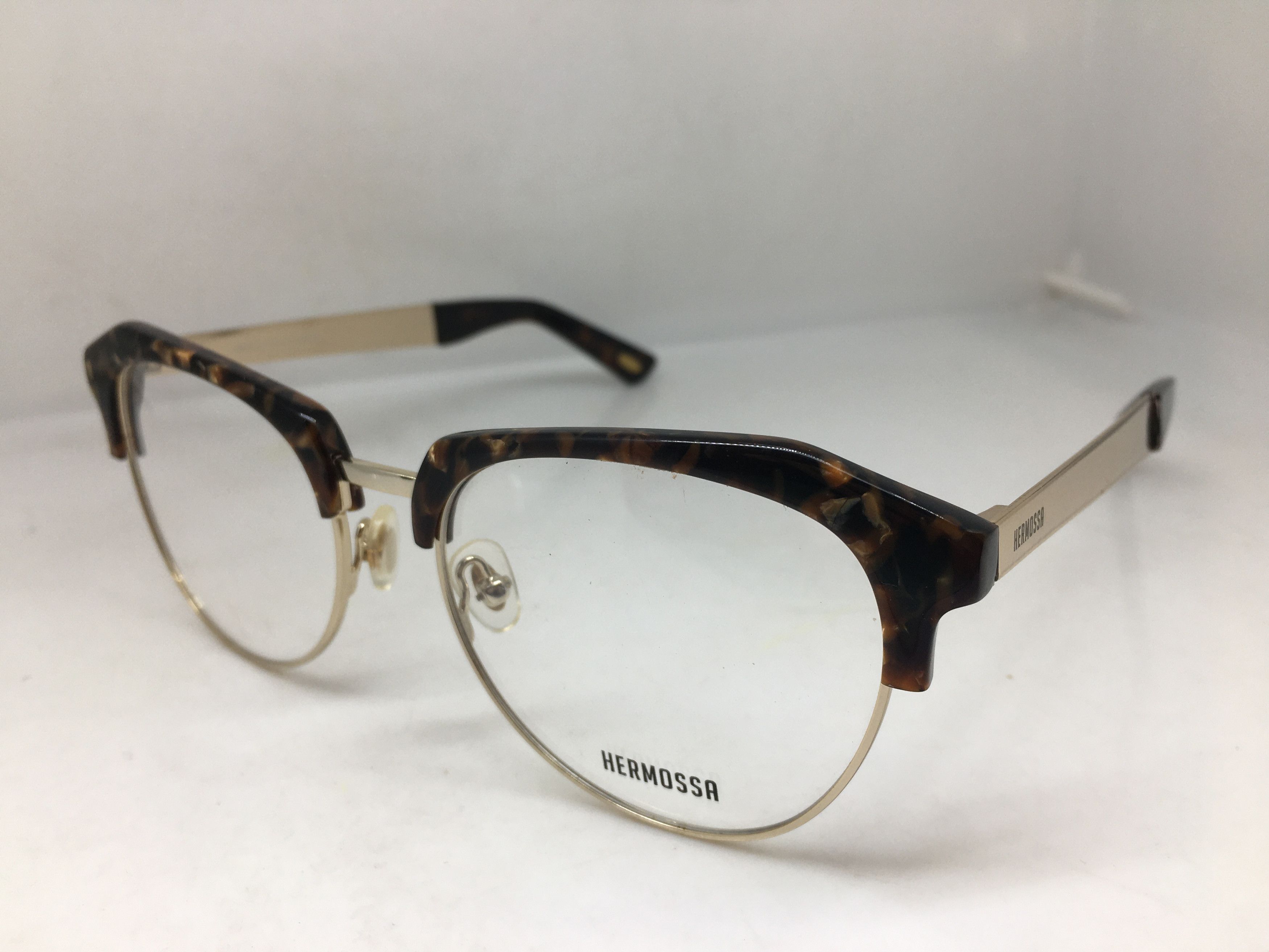 Other Hermossa Malcolm X Tortoise Gold Eyeglasses Frame Size ONE SIZE - 3 Thumbnail