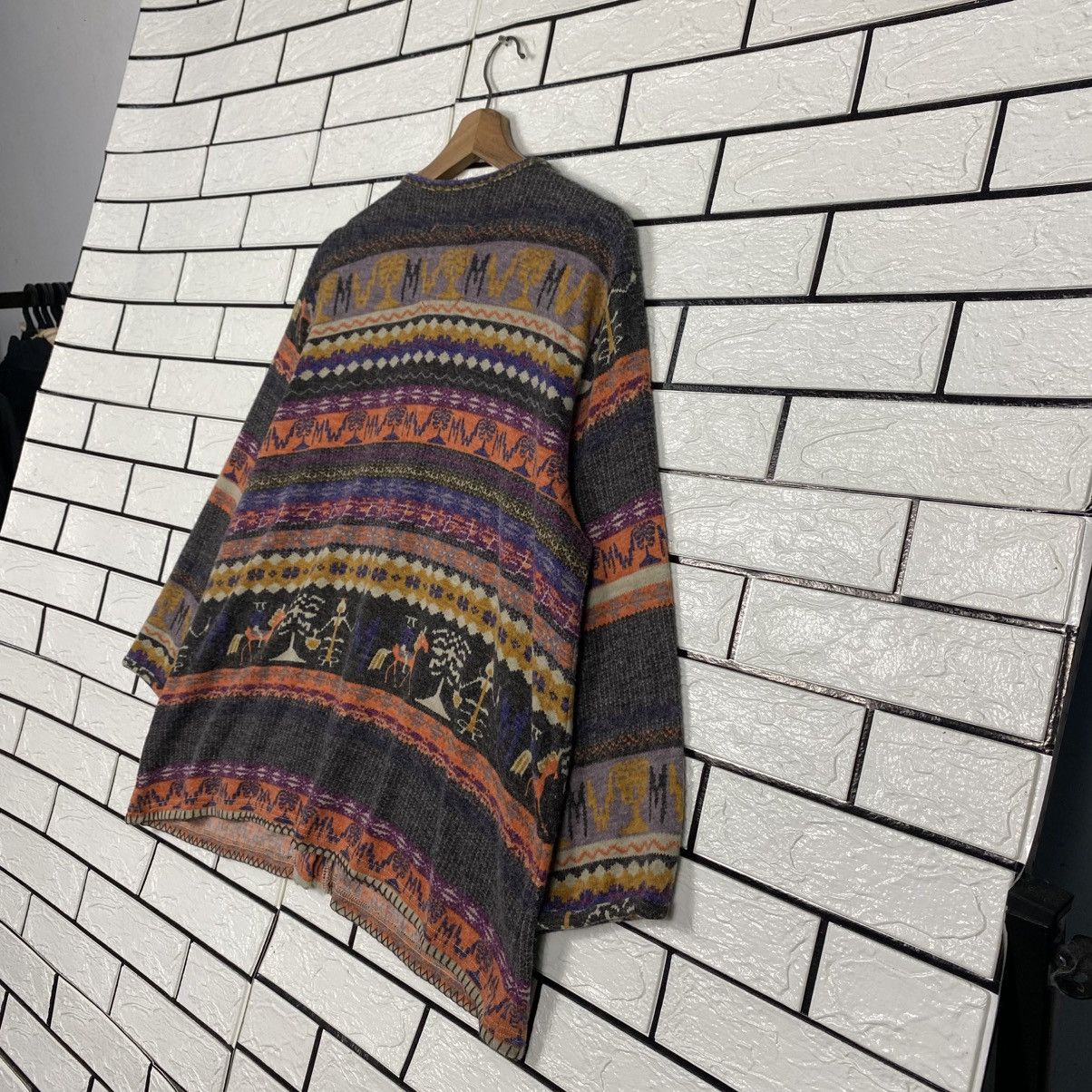 Hysteric Glamour 📌Cardigan Jacket Design Navajo Native Drug Store Japan Size US M / EU 48-50 / 2 - 11 Thumbnail