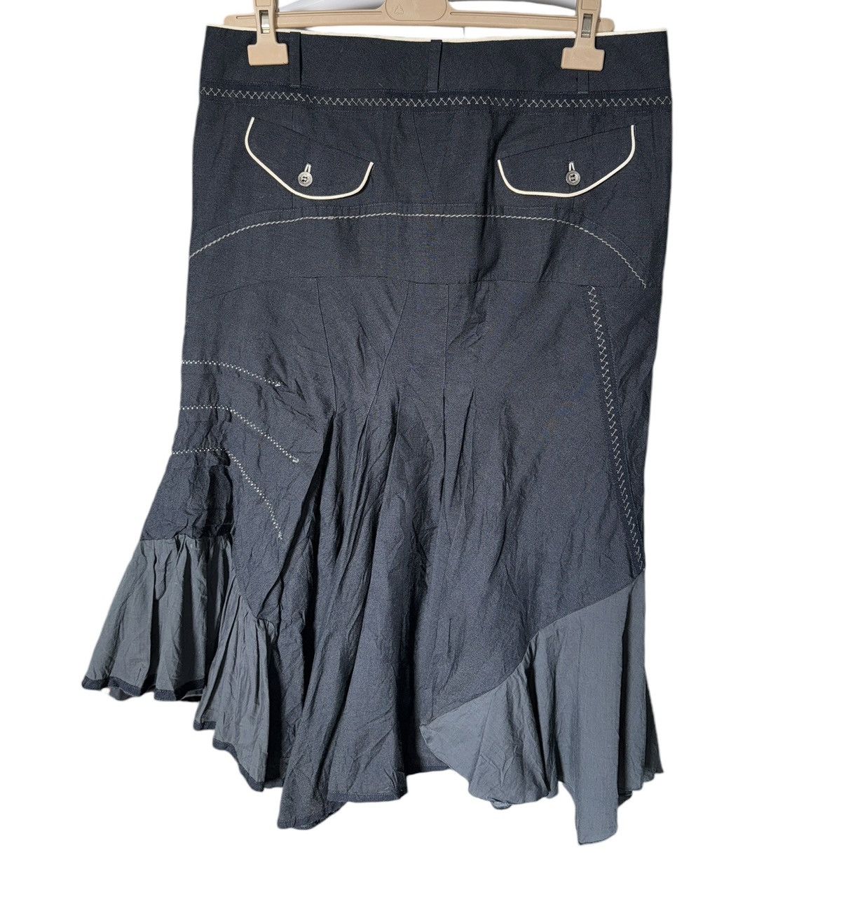 Marithe + Francois Girbaud Marithe & Francois Girbaud Rare Maxi Skirt Size 32" / US 10 / IT 46 - 2 Thumbnail