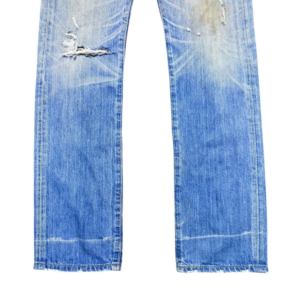 Levi's Levis 501 Distressed Jeans Size US 31 - 8 Thumbnail