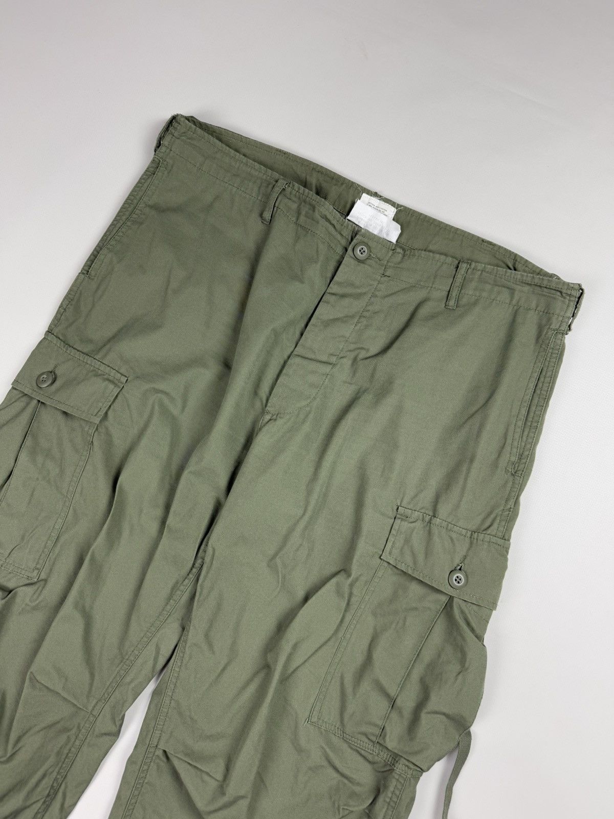 Vintage US Army Combat Tropical Men’s Cargo Pants Trousers Size 35 Size US 35 - 2 Thumbnail