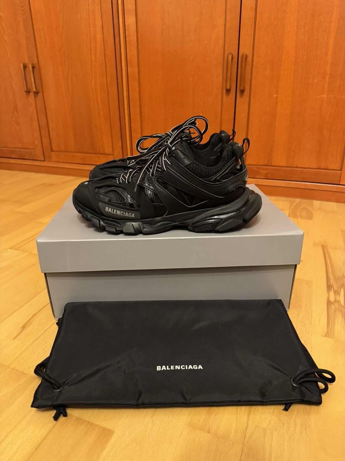 Balenciaga Balenciaga Track Sneaker 'Triple Black' | Grailed