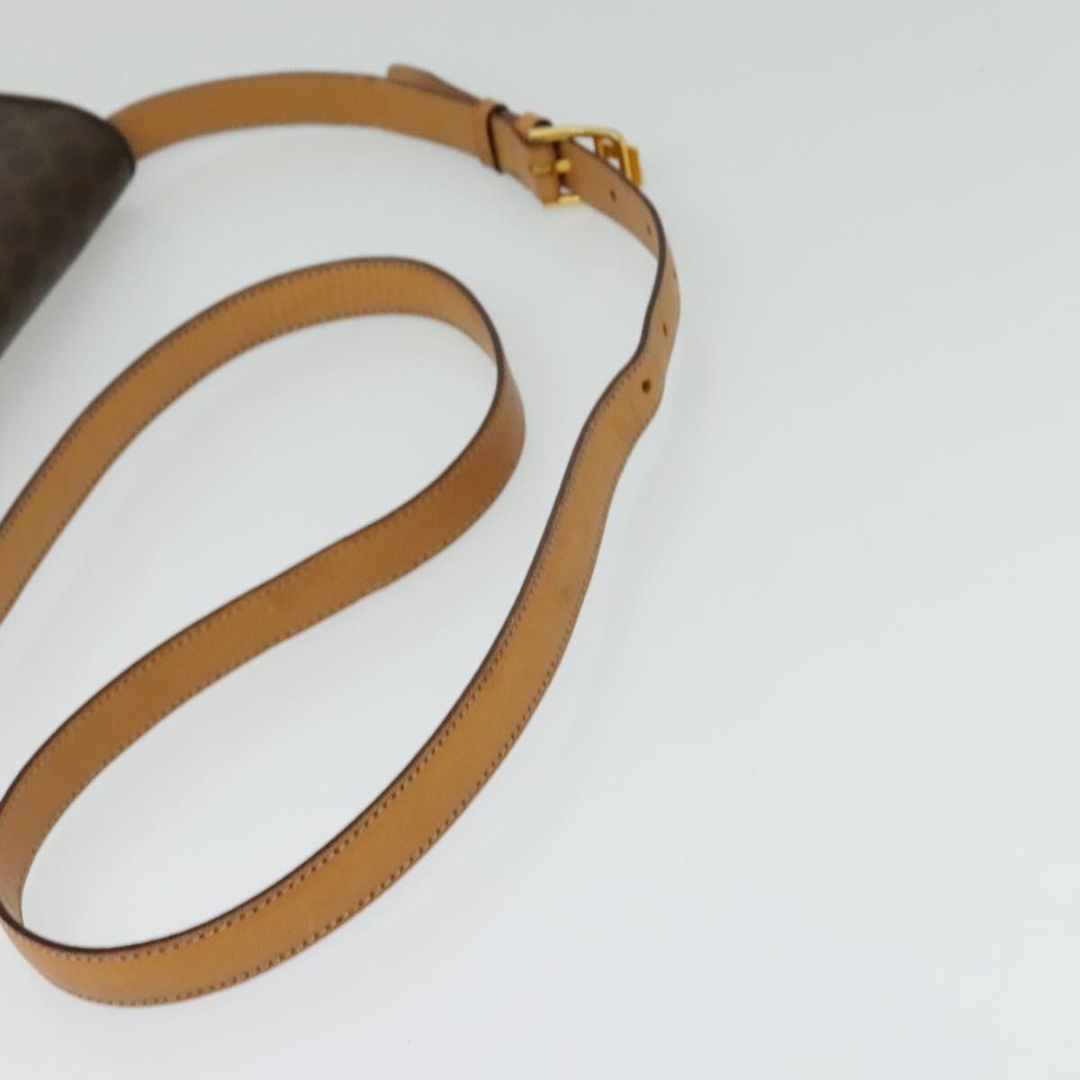 Celine CELINE Macadam Canvas Shoulder Bag Pvc Brown Gold Size ONE SIZE - 7 Thumbnail