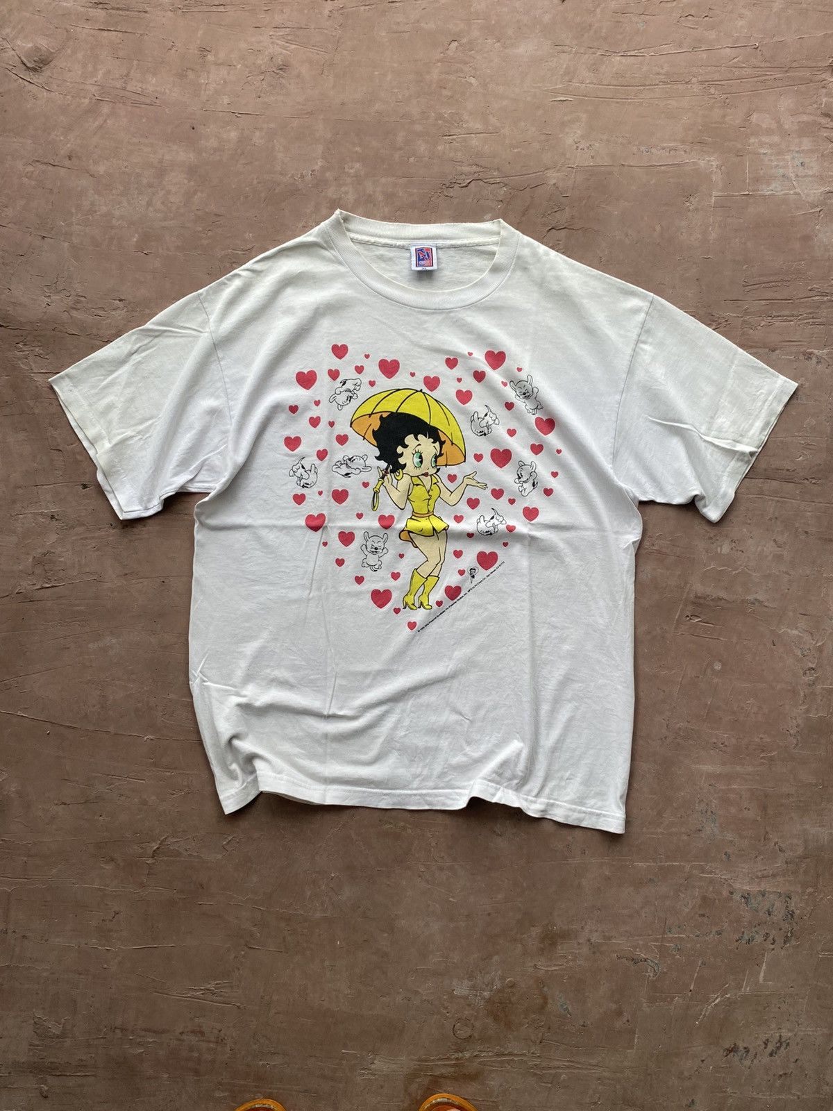 Vintage Betty boop dog heart 1993 Size US XL / EU 56 / 4 - 1 Thumbnail