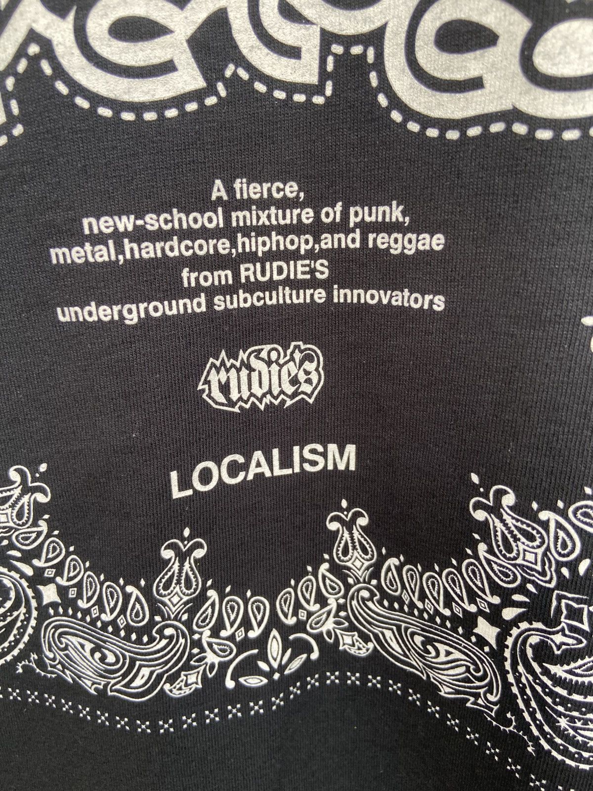 Tribal Streetwear 🔥 Rudies t shirt Underground Subculture Paisley Size US XL / EU 56 / 4 - 3 Thumbnail