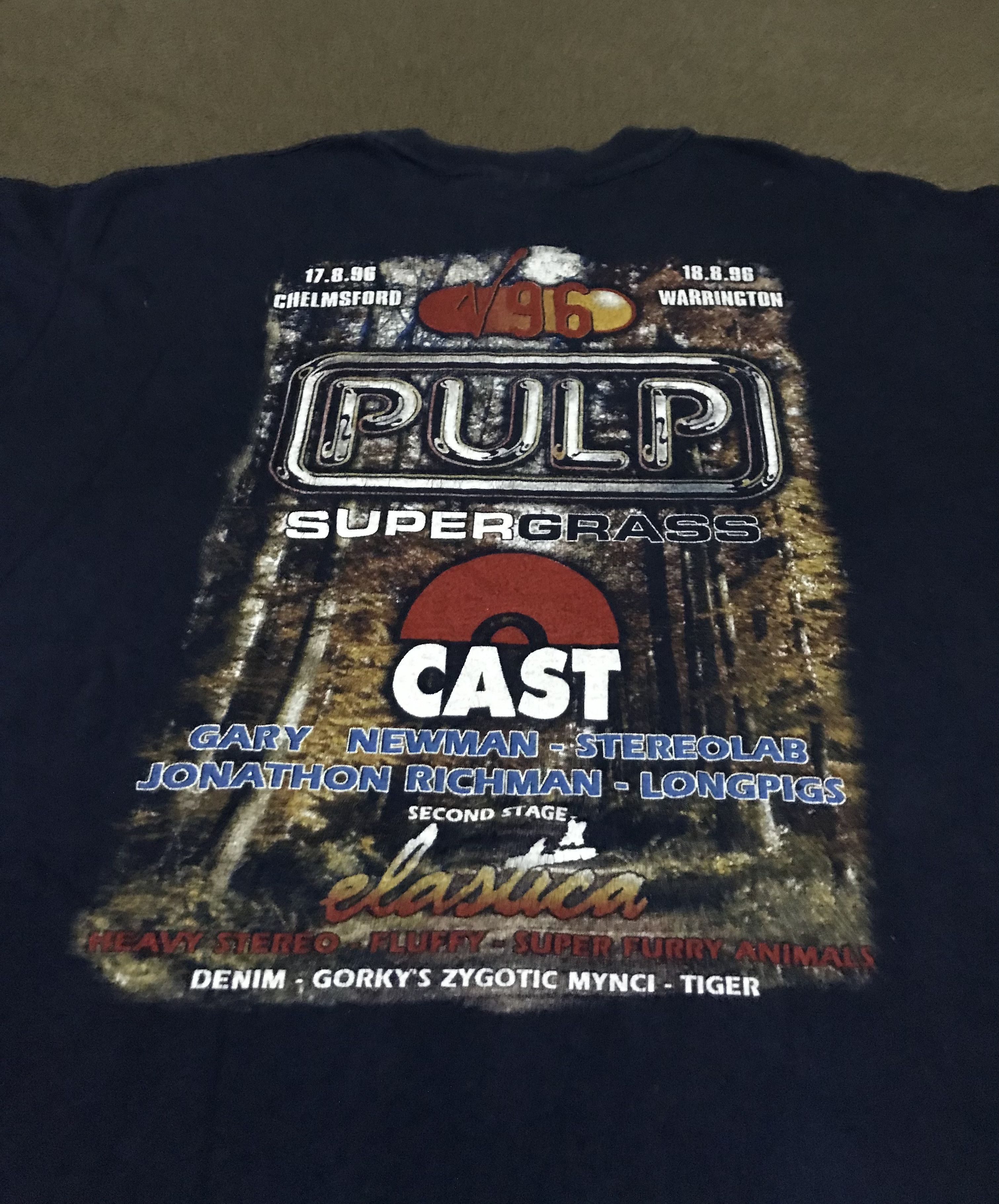 Band Tees Vintage Pulp Band Shirt Britpop oasis radiohead Size US XL / EU 56 / 4 - 4 Thumbnail