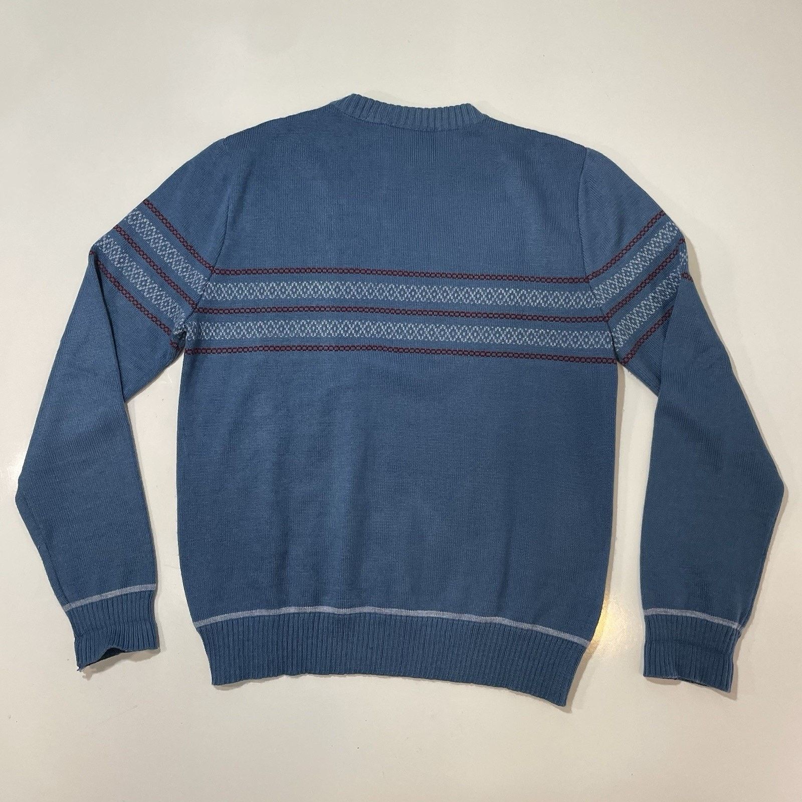 Sears VTG 70s Sears Sportswear Sweater Men’s L Blue Pullover Size US L / EU 52-54 / 3 - 7 Thumbnail