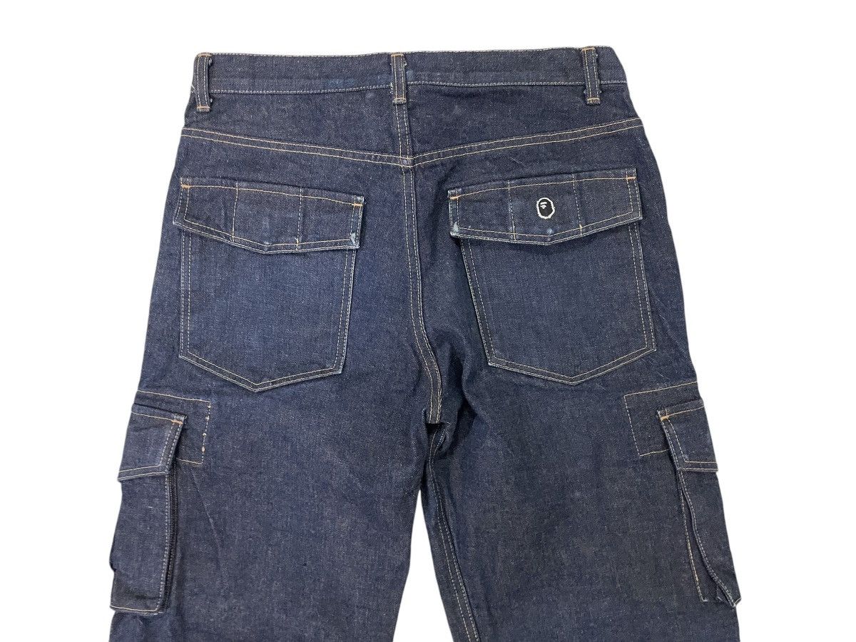 Bape × Vintage Denim Cargo Pants Size US 32 / EU 48 - 5 Thumbnail