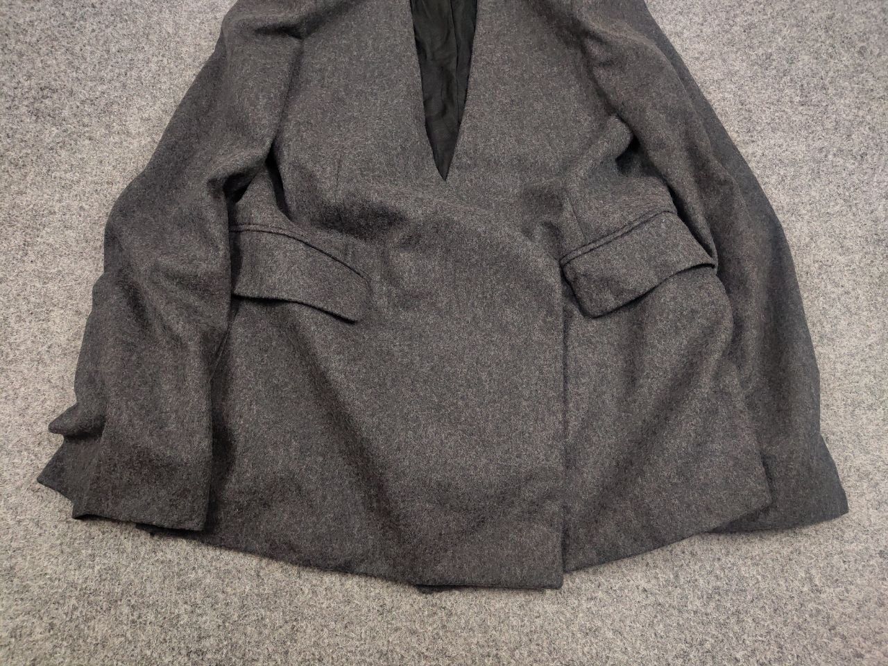 Japanese Brand Mark Kenly Domino Tan studio Design Dark Gray Women Blazer Size XS / US 0-2 / IT 36-38 - 9 Thumbnail