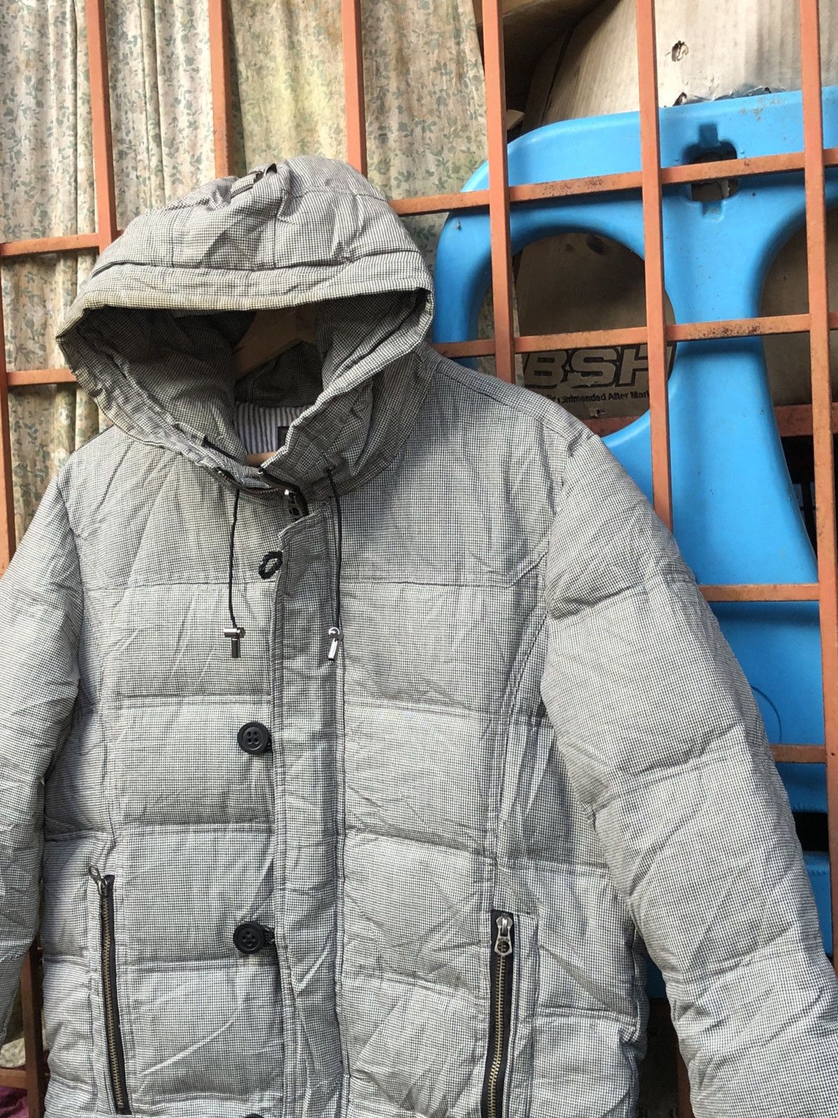 Japanese Brand Men’s Bigi Puffer Jacket Hoodie Size US M / EU 48-50 / 2 - 3 Thumbnail
