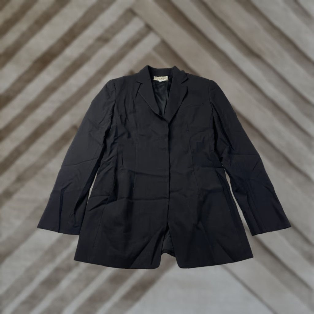 Giorgio Armani VINTAGE Giorgio Armani Blazer Coat Women’s 6 Black Blazer Made In Italy Work Women XS? Size M / US 6-8 / IT 42-44 - 1 Thumbnail