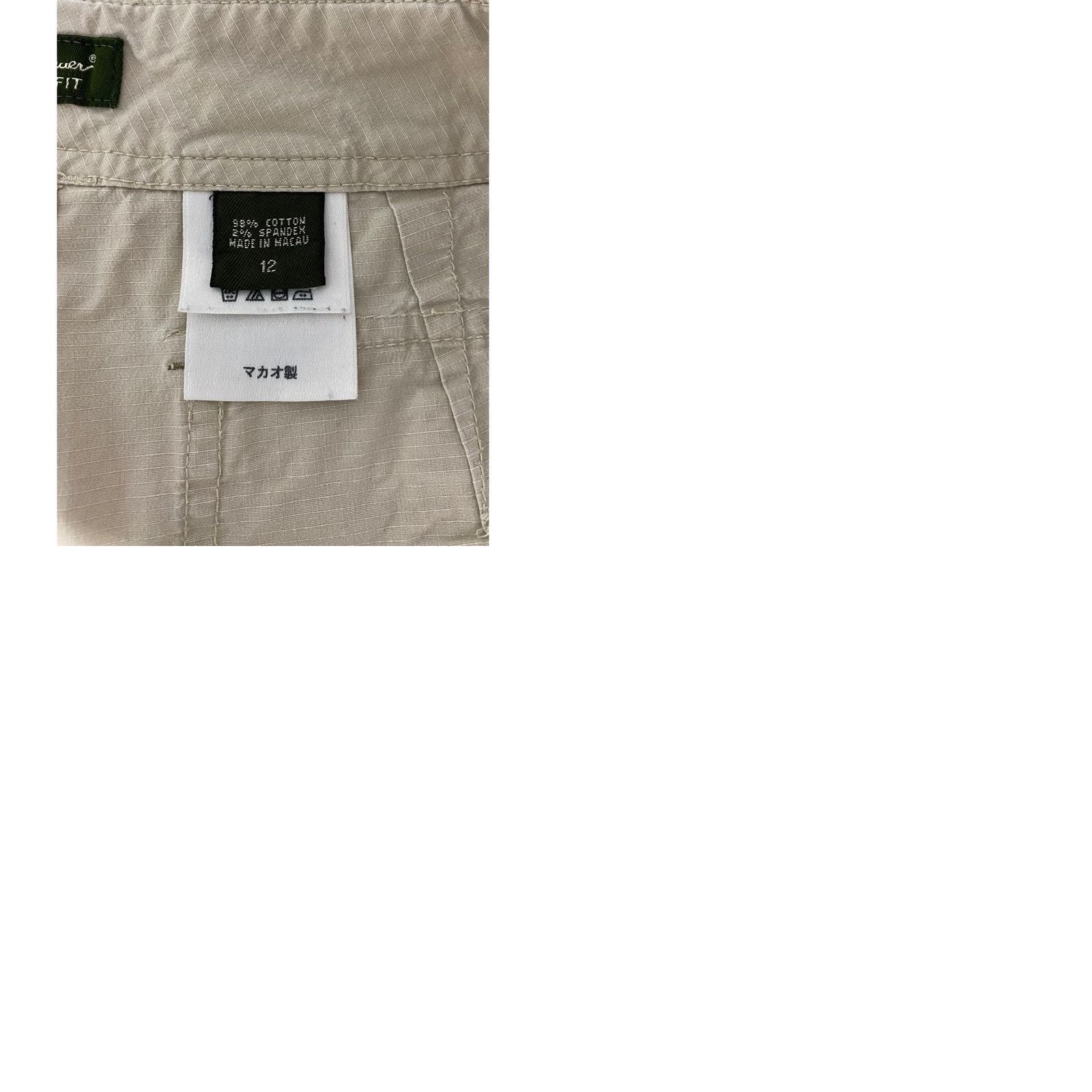 Eddie Bauer Eddie Bauer Vashon Fit Cargo Crop Pants Womens 12 Khaki Beige Wide-Leg Ripstop Modern Utility Outdoor Spring Summer Fall Women Size 24" / US 00 / IT 34 - 9 Thumbnail