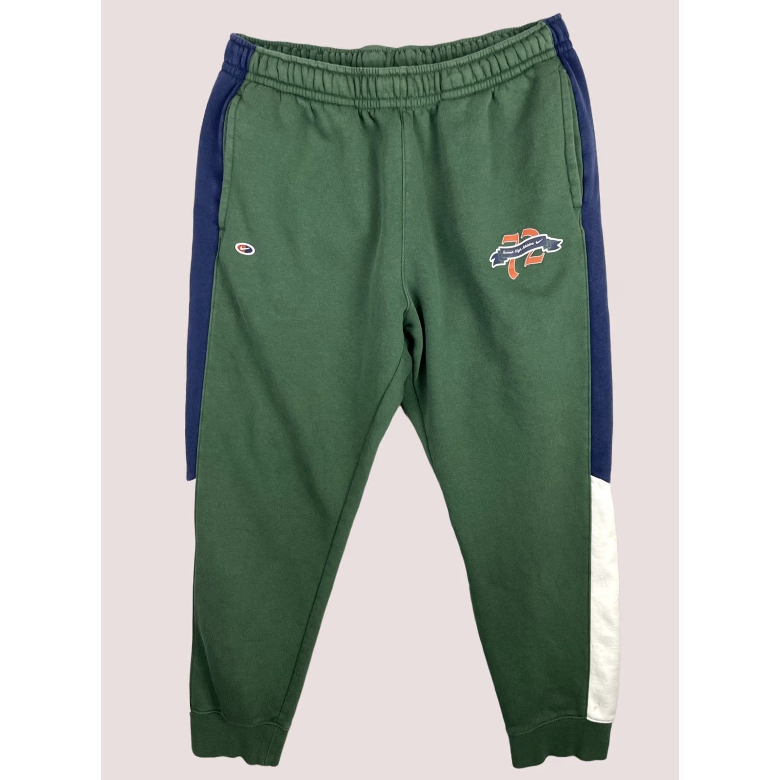 Nike Nike Pants Mens XL Joggers Sweatpants Fleece Club Swoosh FQ6157-323 Green Athletic Sportswear Casual Size US 36 / EU 52 - 1 Thumbnail