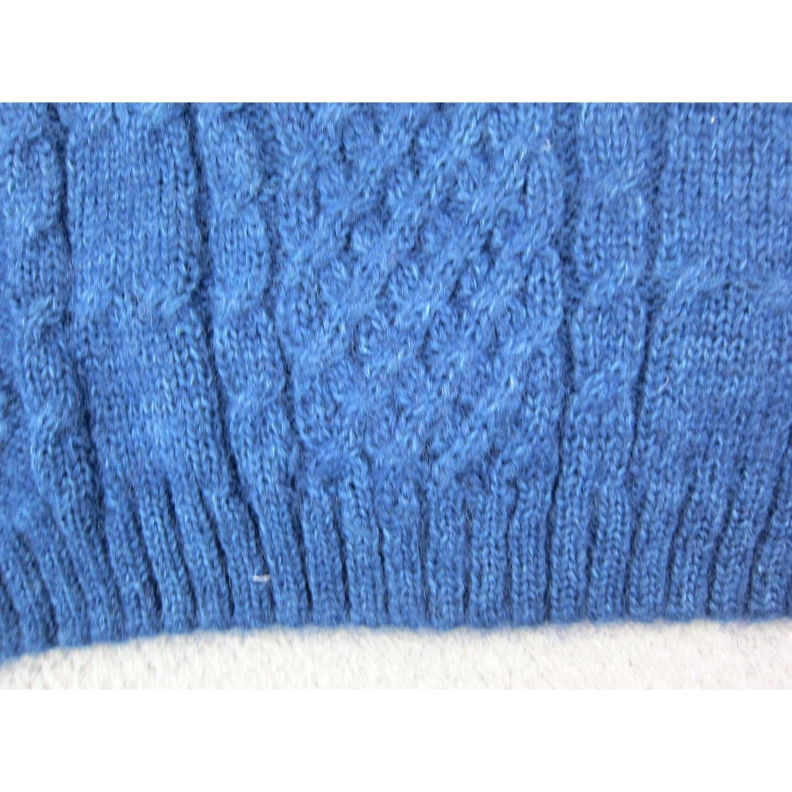 Vintage VINTAGE Paris Sport Club Sweater Womens Large Blue Cable Knit Mohair Crewneck Size L / US 10 / IT 46 - 5 Thumbnail