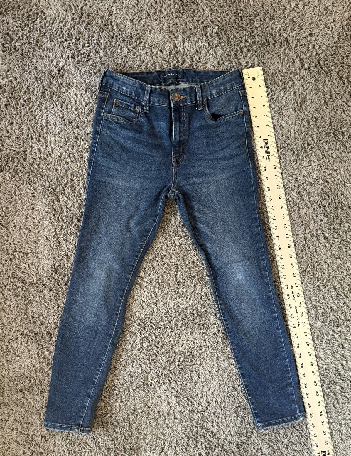 Aeropostale Aeropostale High Rise Jeans Women’s Size 8 Blue Stretch Size 30" / US 8 / IT 44 - 6 Thumbnail