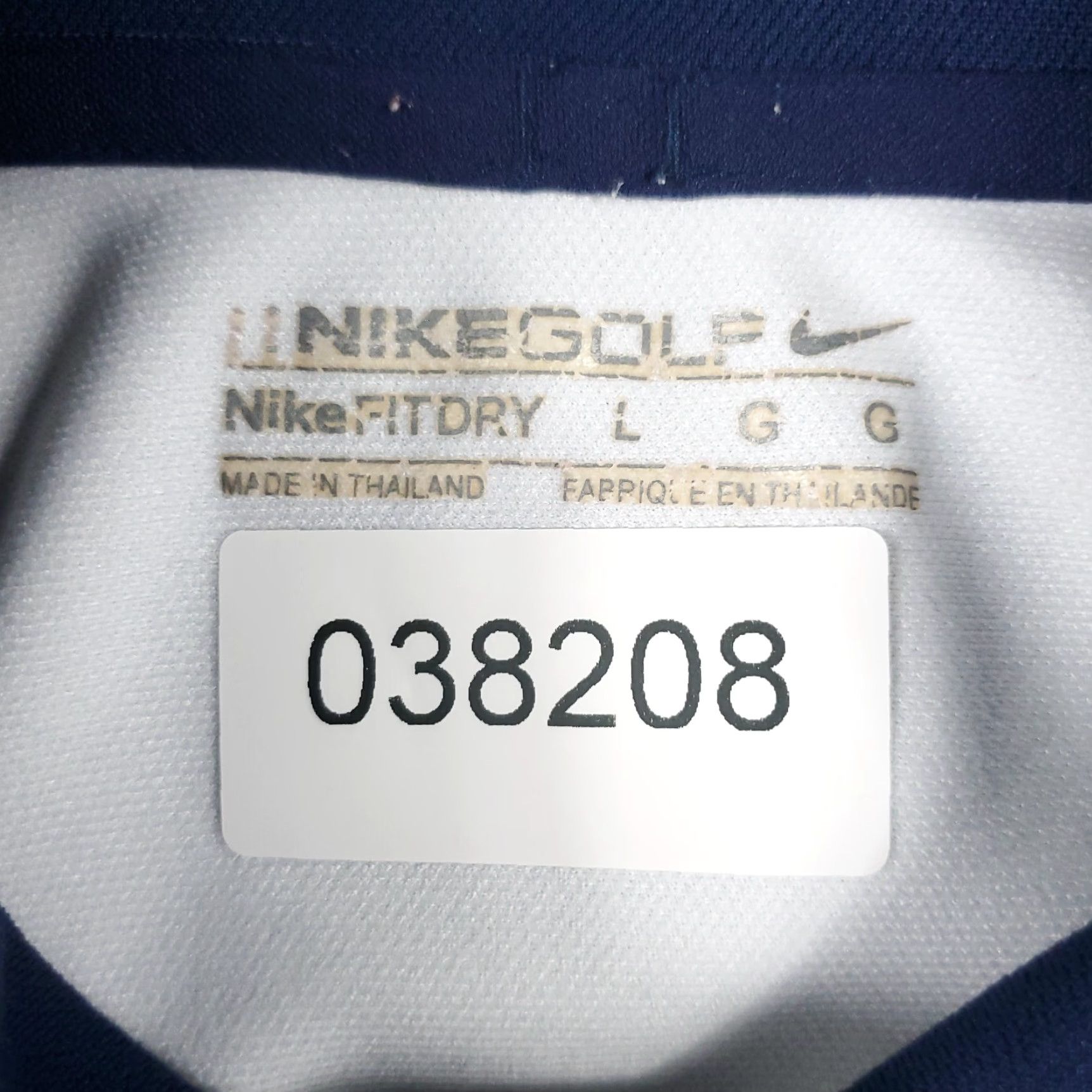 Nike Nike Polo Shirt Mens Size Large Blue White Swoosh Casual Short Sleeve Adult Size US L / EU 52-54 / 3 - 6 Thumbnail
