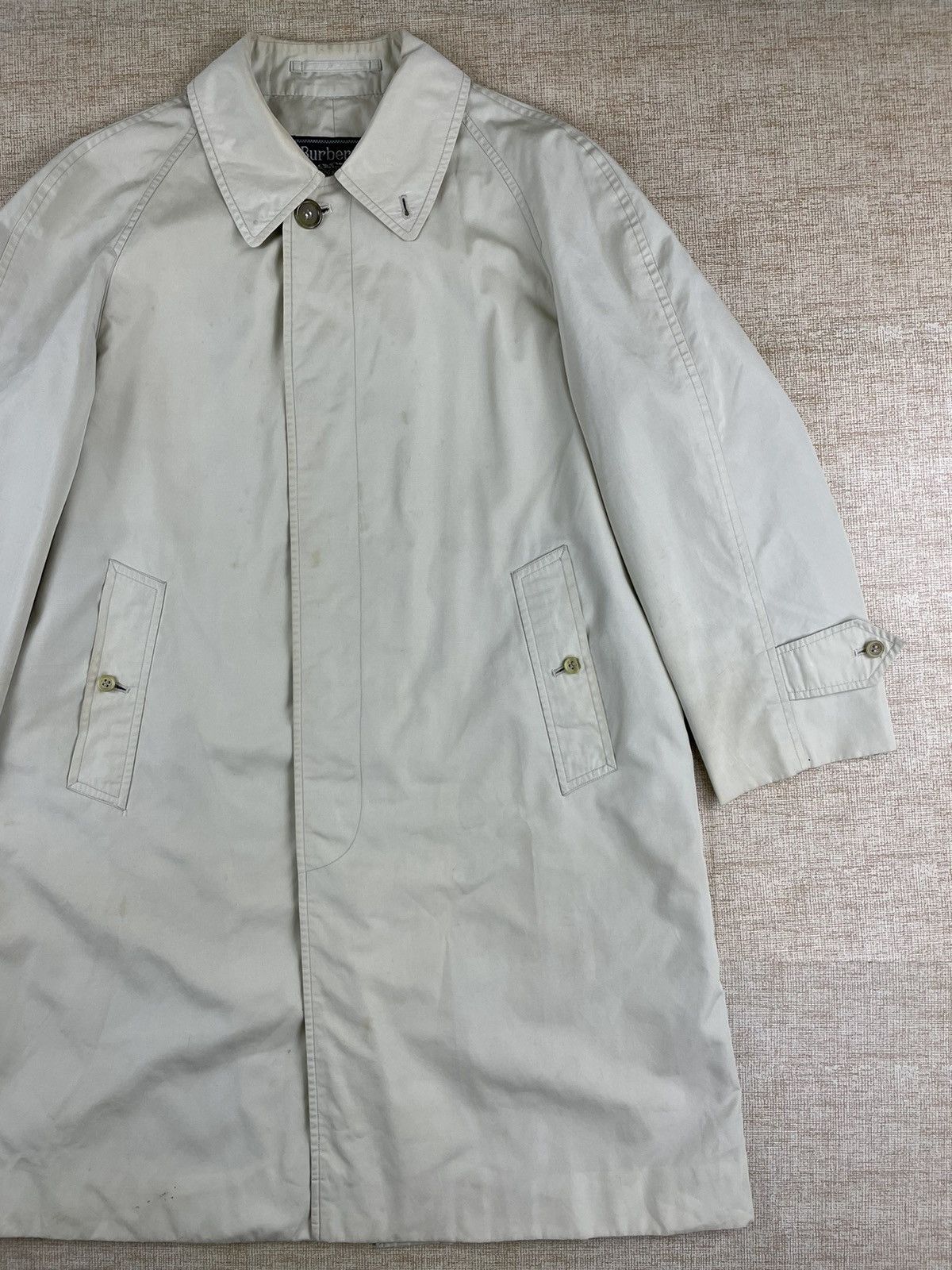 Burberry × Vintage Vintage Burberry's Trench Coat Jacket Size US M / EU 48-50 / 2 - 3 Thumbnail