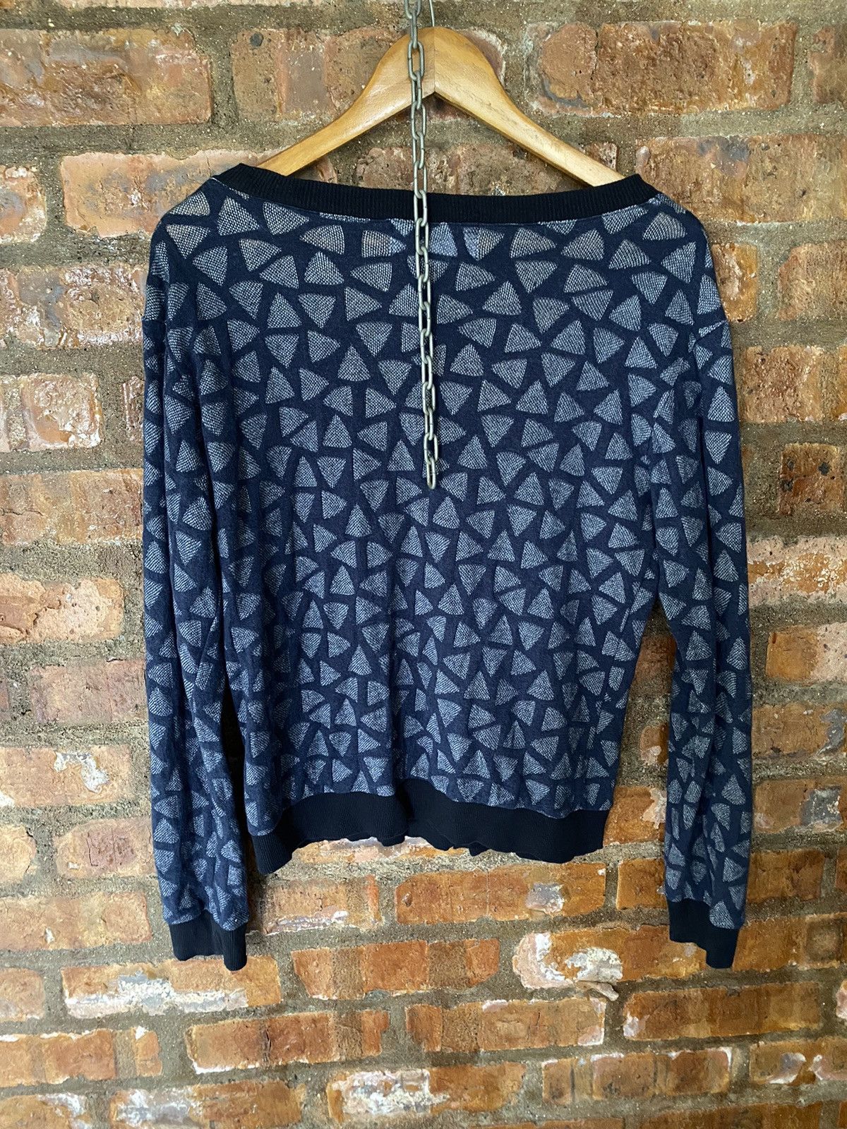 Nepenthes 🔥STUDIOS Japan Love triangle knit cardigan Size US M / EU 48-50 / 2 - 9 Thumbnail