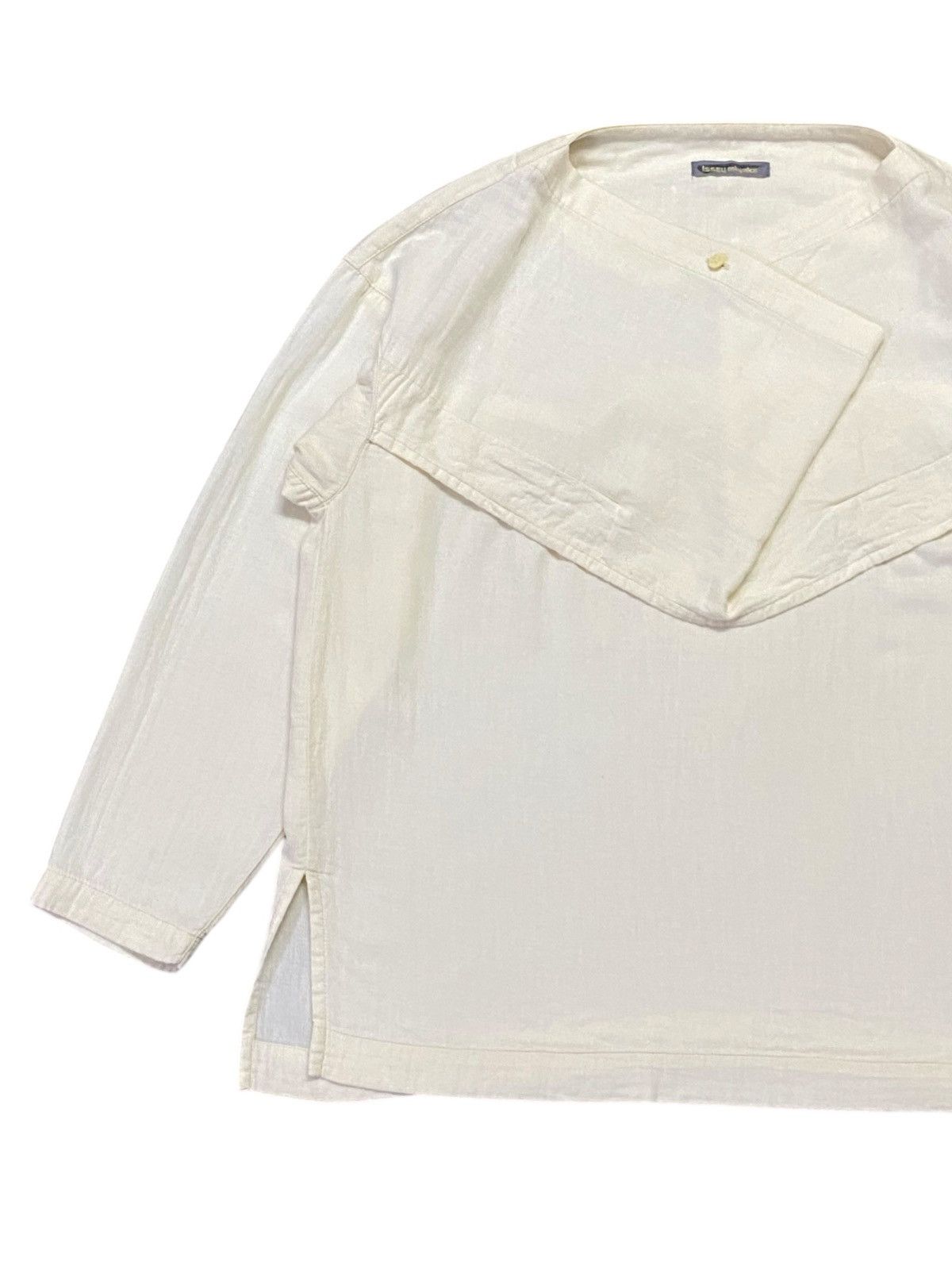 Issey Miyake Vintage 80s Issey Miyake Classic Cotton Blouses Size M / US 6-8 / IT 42-44 - 6 Thumbnail