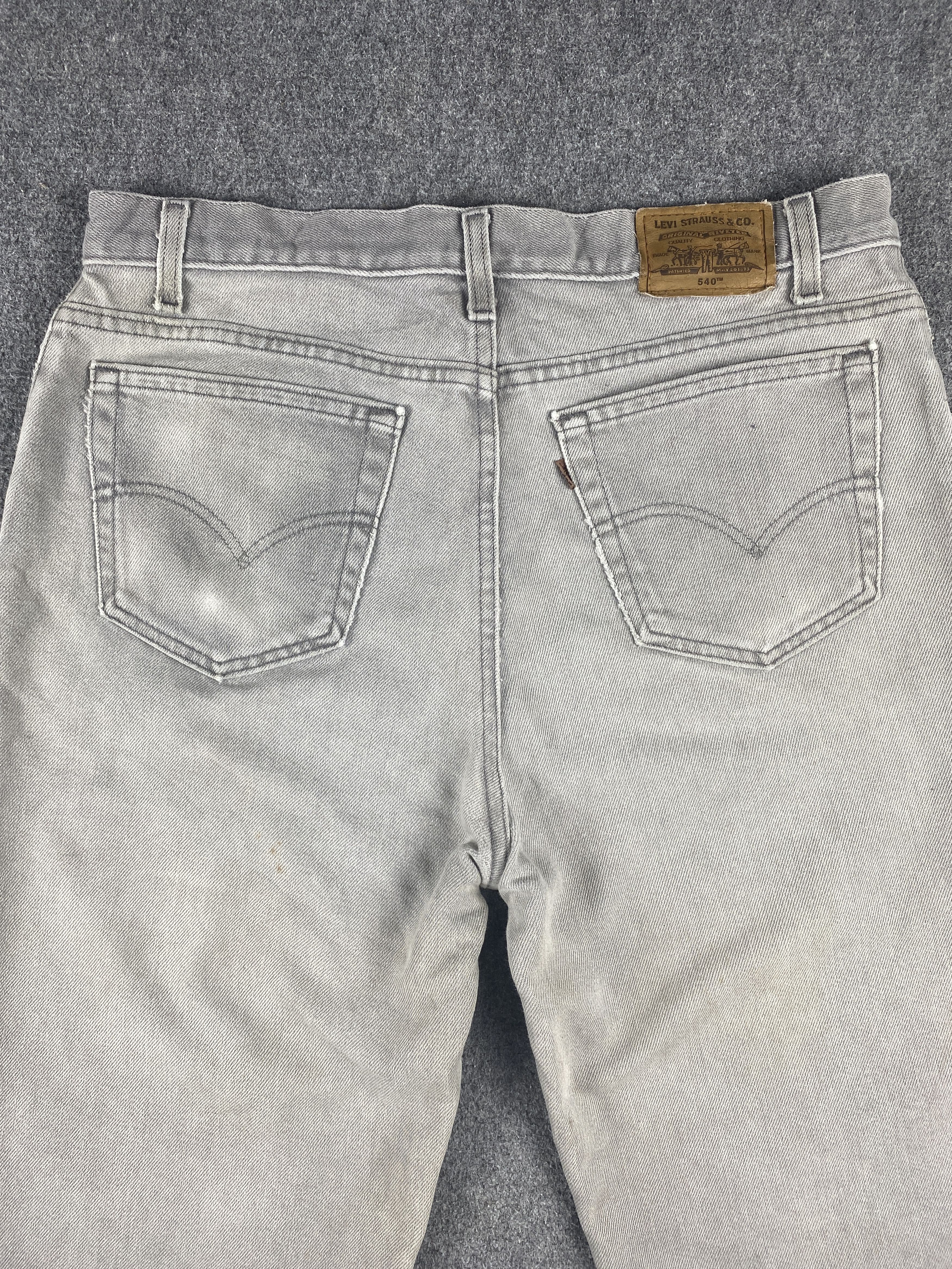 Levi's Vintage 90s Levis 540 Flex Orange Tab Jeans S0013 Size US 35 - 4 Thumbnail