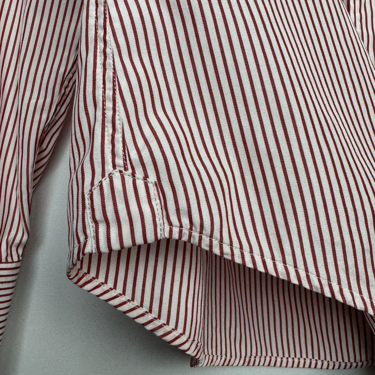 Brunello Cucinelli BRUNELLO CUCINELLI STRIPED BUTTON UP SHIRT COTTON Size US M / EU 48-50 / 2 - 10 Thumbnail