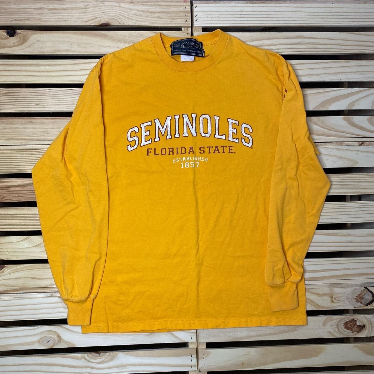 Other intage FSU Florida State University Yellow Tee Size Medium Size US M / EU 48-50 / 2 - 1 Thumbnail