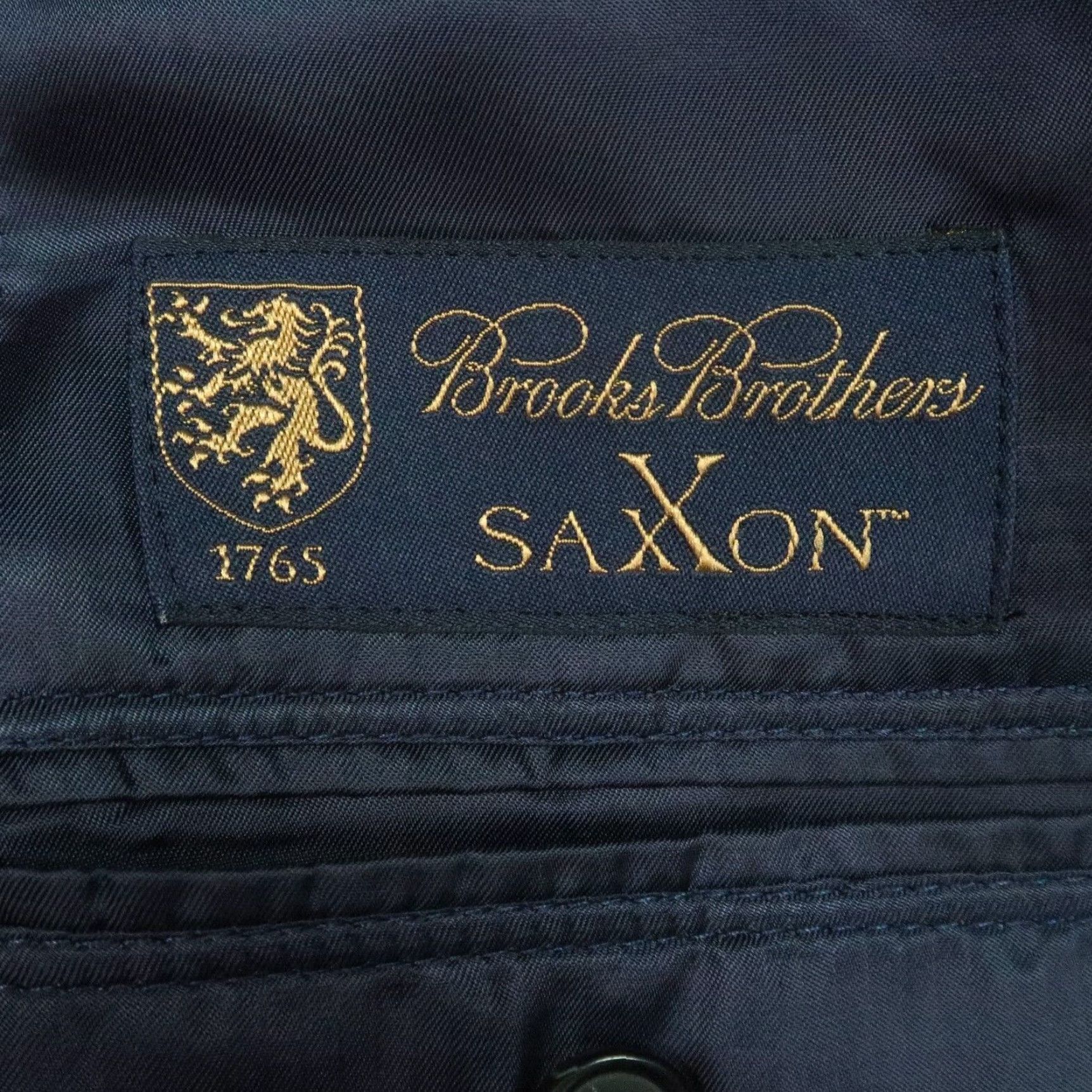 Brooks Brothers Brooks Brothers Blazer Mens 41R Blue Pinstripe Wool Jacket 2 Piece Notch Lapel Single-Breasted 41 Regular Blue Mens Women? Size 42R - 6 Thumbnail