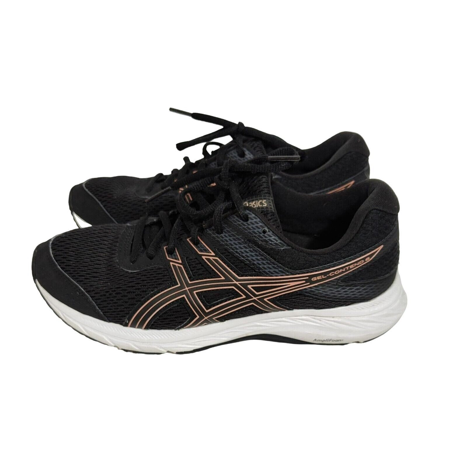 Asics Asics Contend 6 Sneakers Women Size 9 Black Rose Gold Size US 9 / IT 39 - 2 Thumbnail