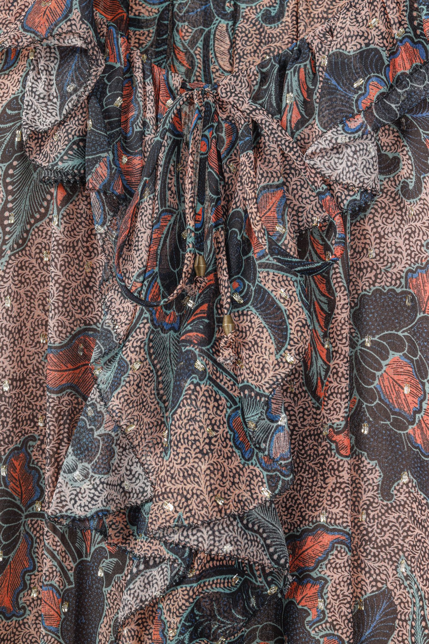 Ulla Johnson Ulla Johnson Cecily Fil Coupé Silk-Blend Chiffon Mini Dres Size S / US 4 / IT 40 - 8 Thumbnail