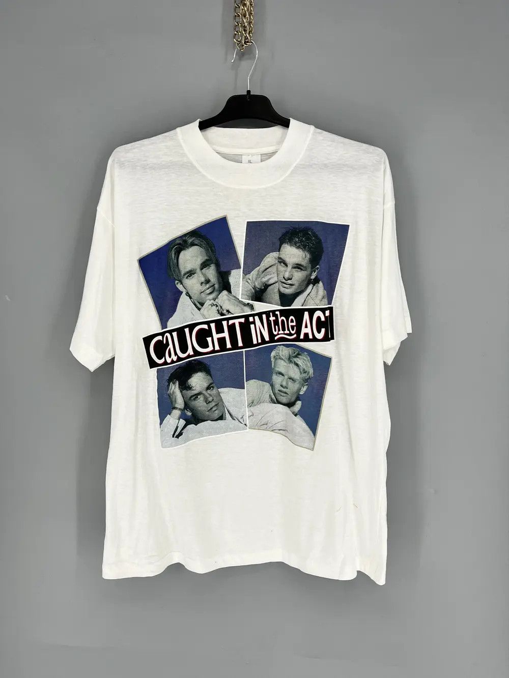 Band Tees Vintage 90's Caught In The Act Band Dance Pop Rock C.I.T.A Size US L / EU 52-54 / 3 - 1 Thumbnail