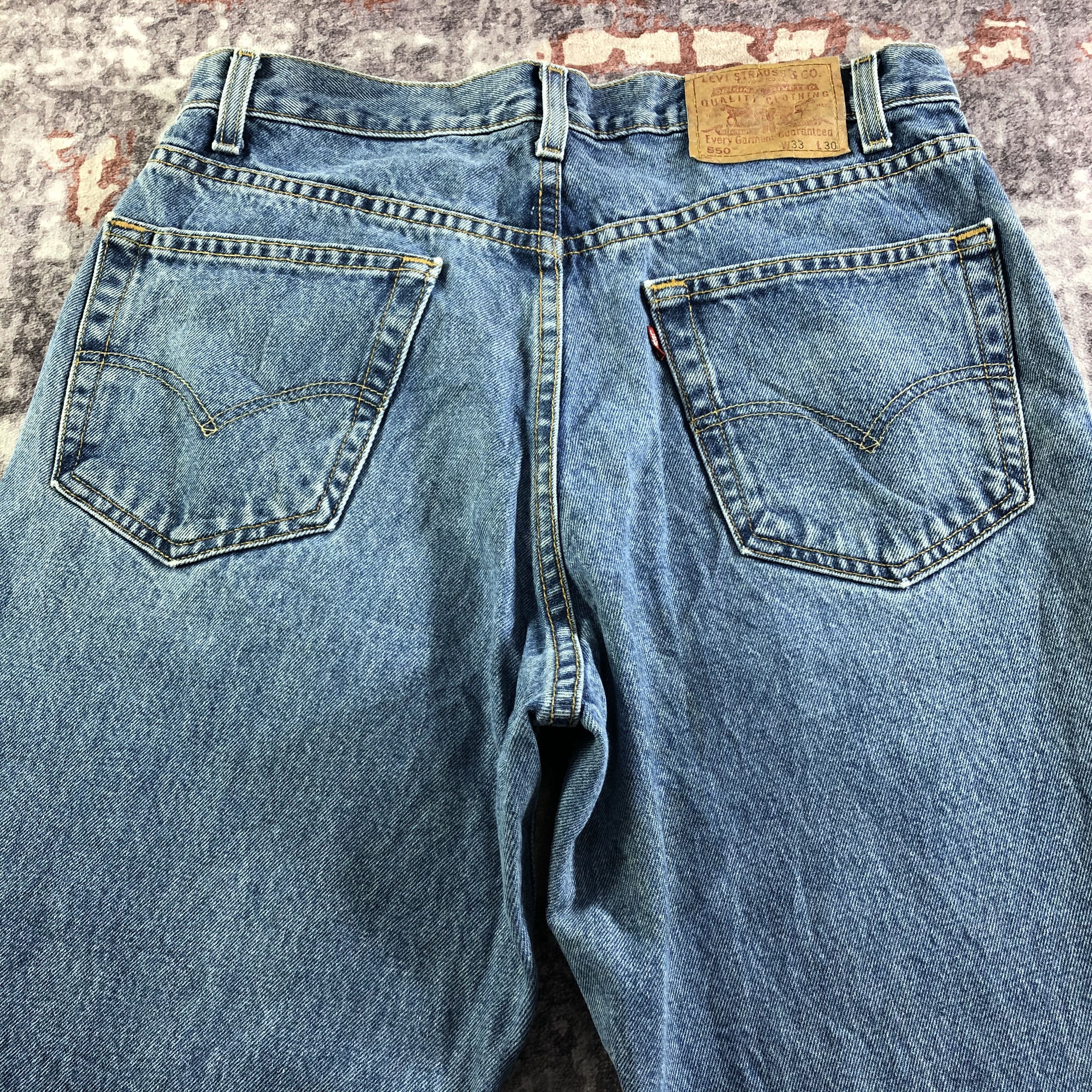Levi's × Vintage Vintage 90s Levis 550 Jeans-JM3496 Size US 33 - 4 Thumbnail