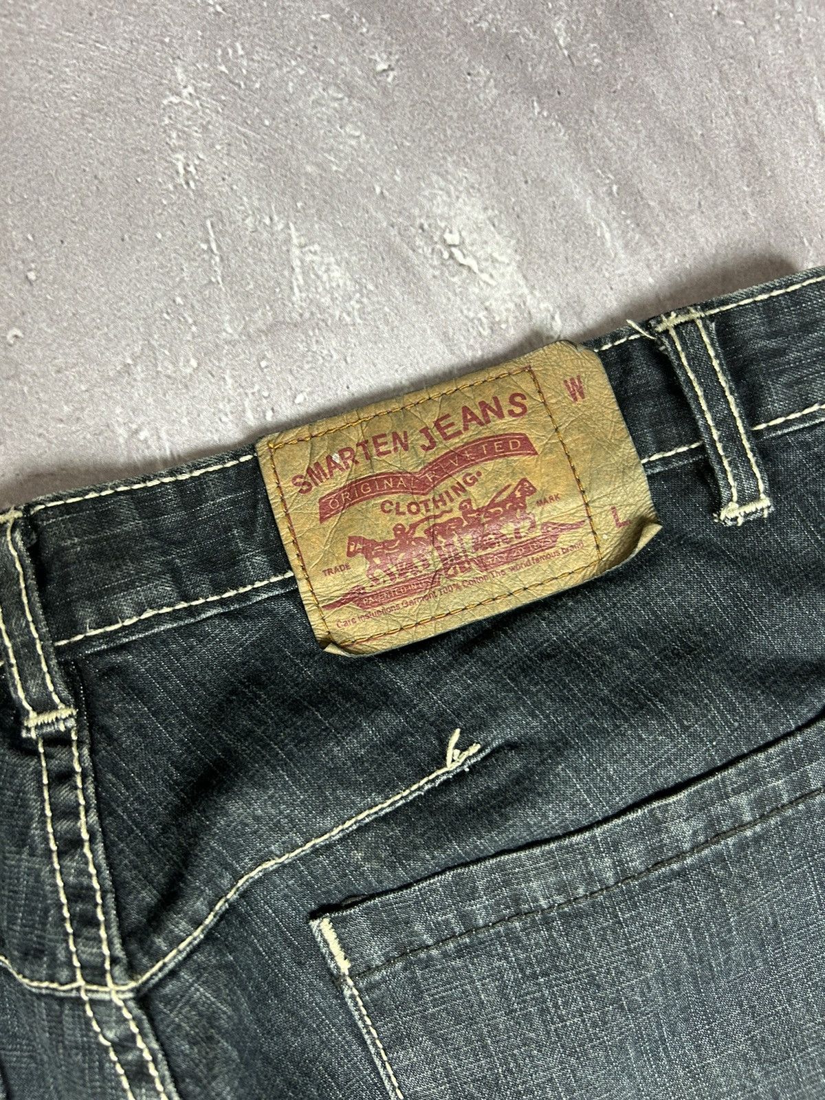 Vintage y2k Smarten Flared Jeans Vintage sz 30x34 90s RARE Size US 30 / EU 46 - 7 Thumbnail